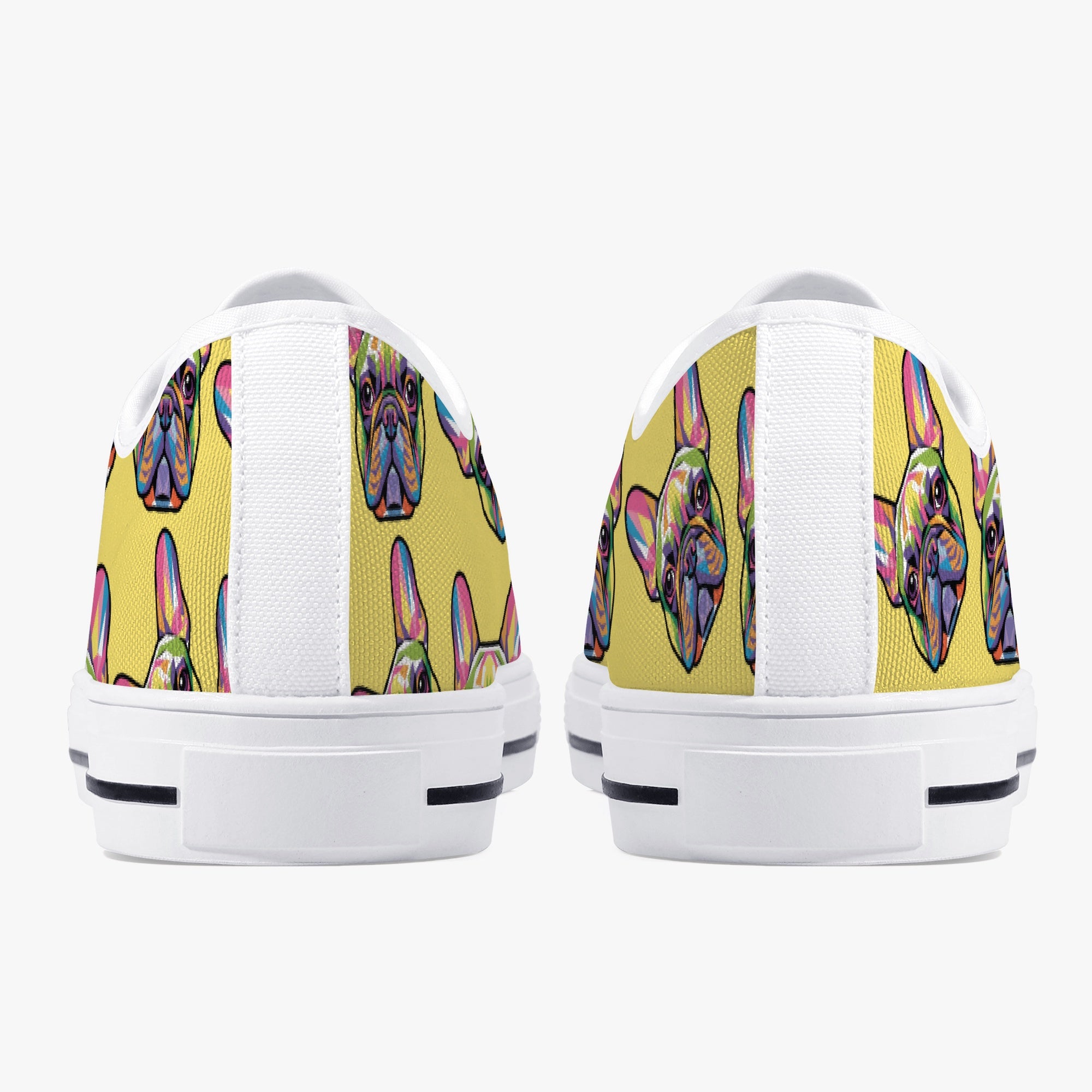 French Bulldog Low-Top Casual Footwear for Frenchie Fans-fadou