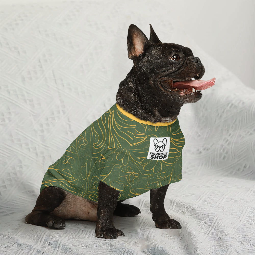 Effie French Bulldog Knit Sweater for Outdoor Adventures-fadou