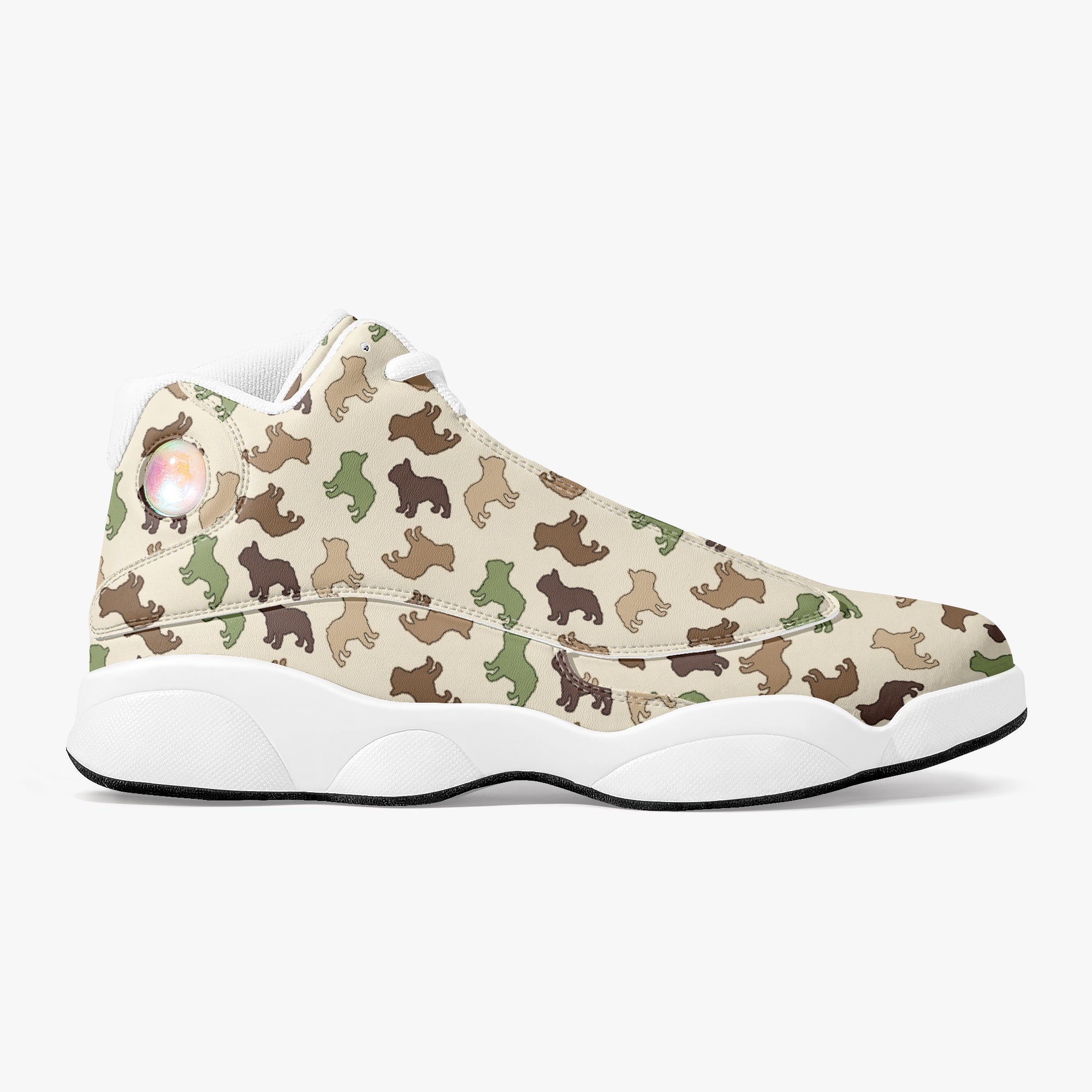 Biggie French Bulldog High-Top Shoes for Bulldog Owners-fadou