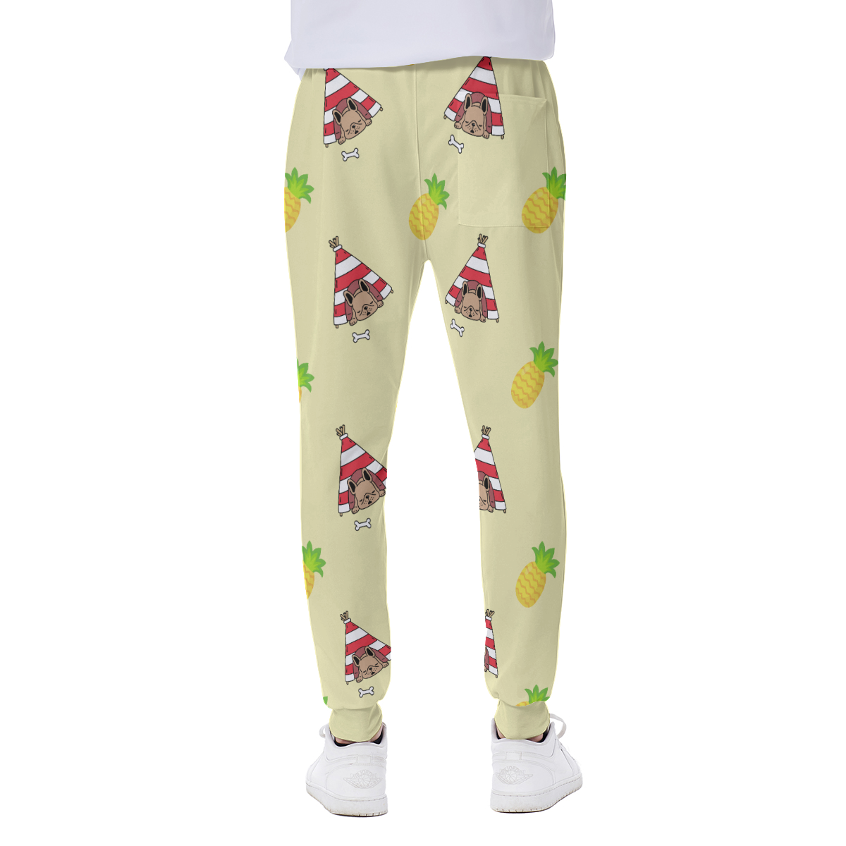 BRUCE French Bulldog Casual Sweatpants for Dog Moms & Dads-fadou