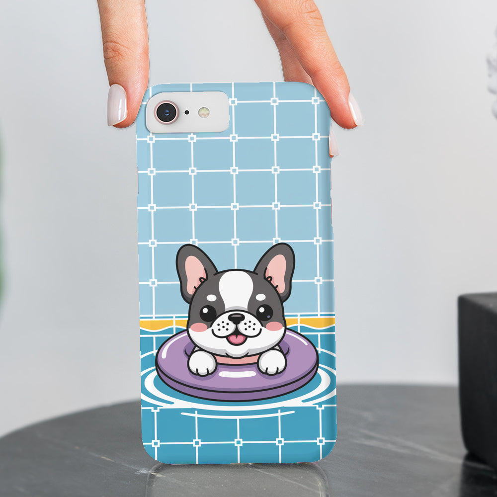 Coco Frenchie Slim Phone Shell for Frenchie Enthusiasts-fadou
