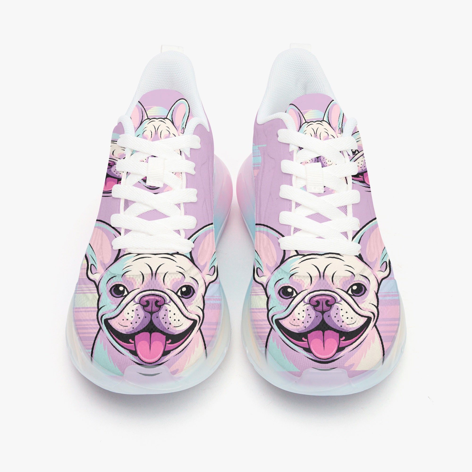 French Bulldog Lightweight High-Top Shoes for Frenchie Enthusiasts-fadou