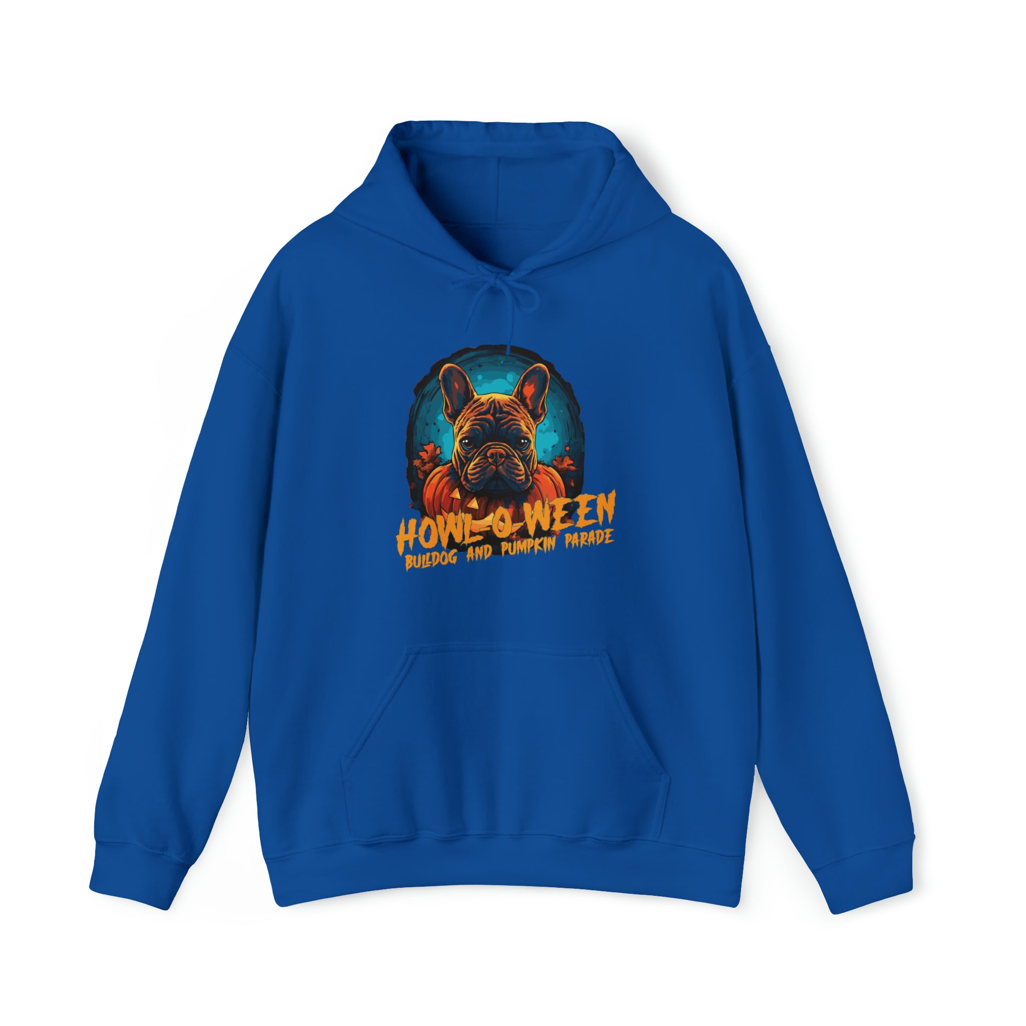 Pumpkin Halloween Pet Parent Pullover for Bulldog Owners-fadou