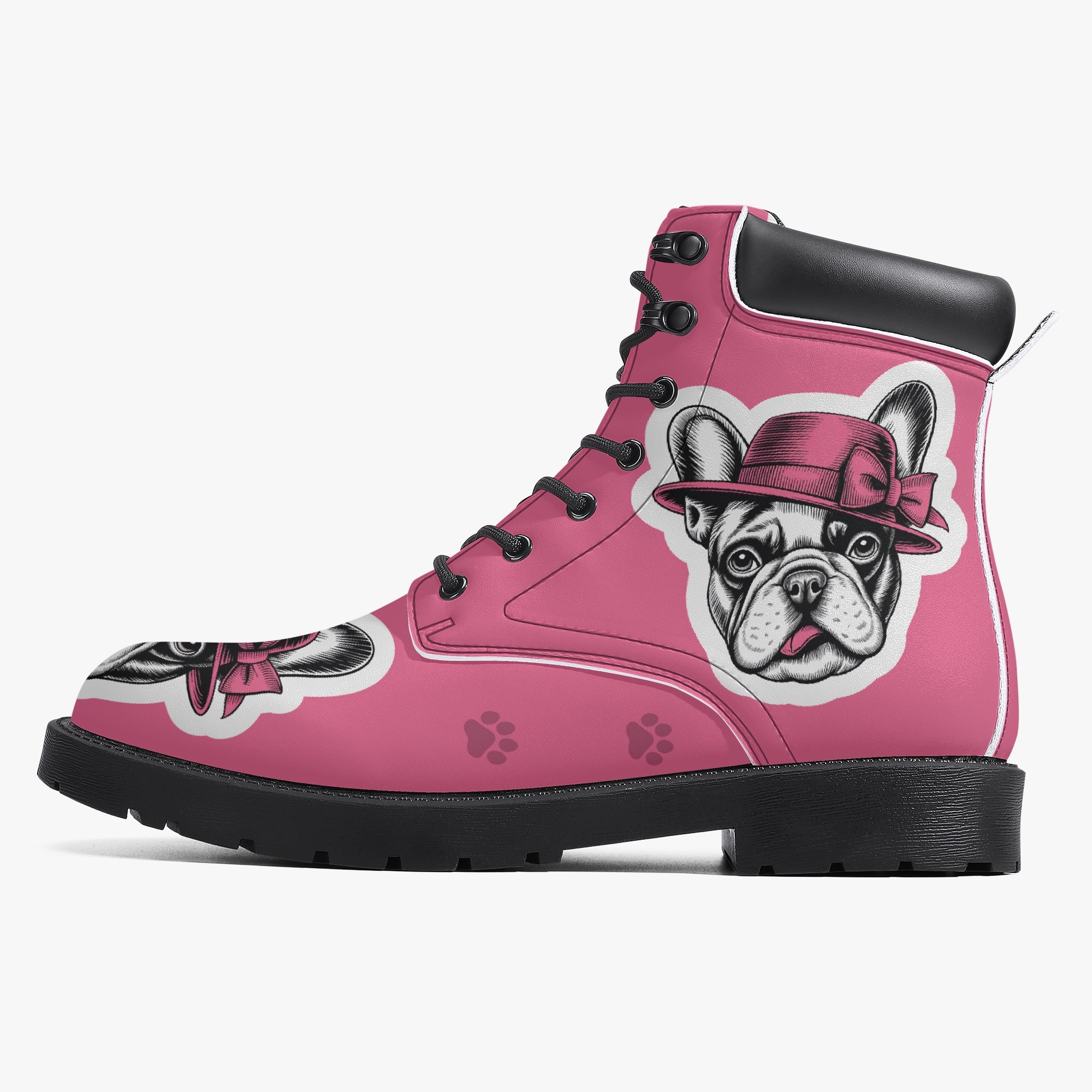 Mason French Bulldog Ankle Booties for Frenchie Enthusiasts-fadou