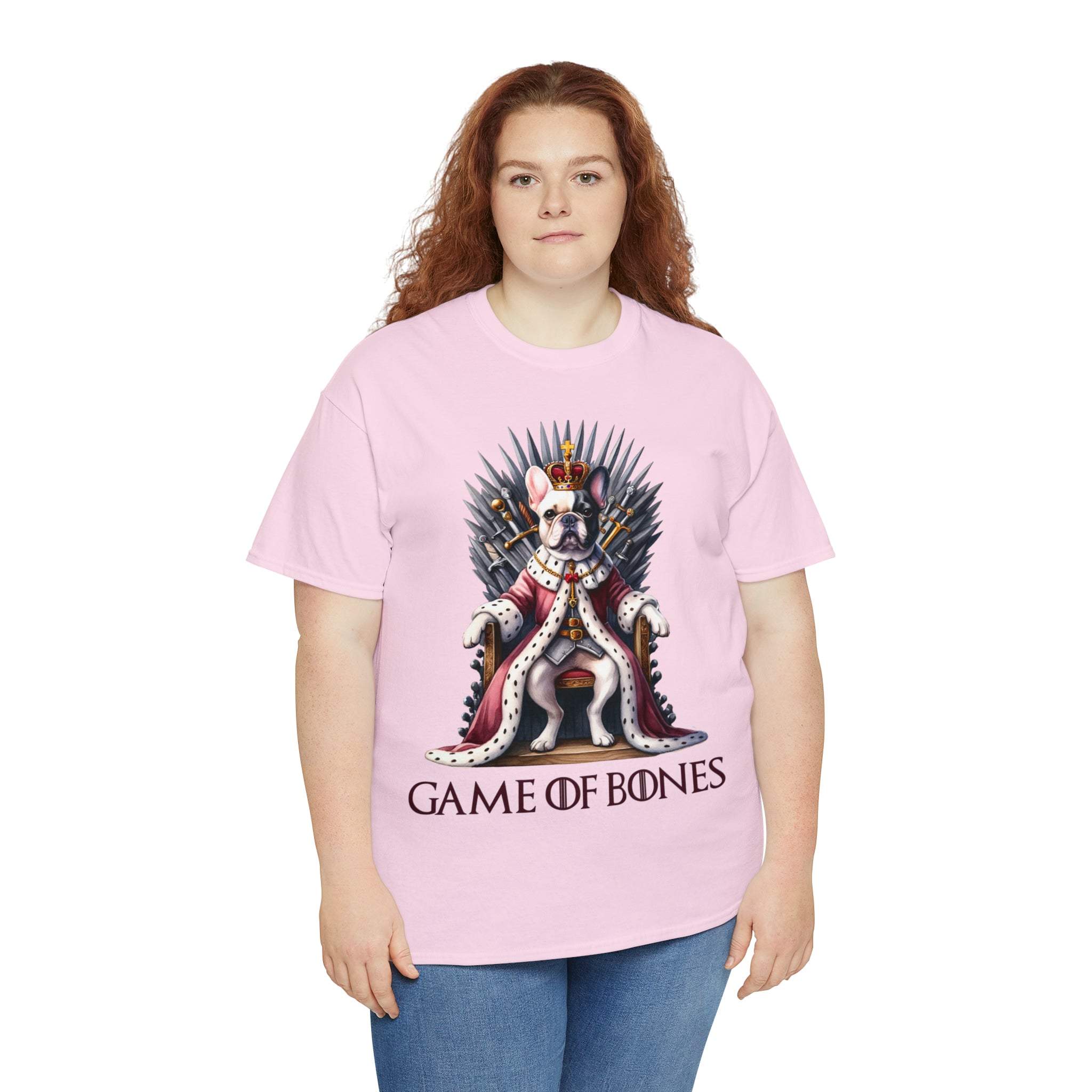 French Bulldog Cotton Graphic Tee for Frenchie Enthusiasts-fadou