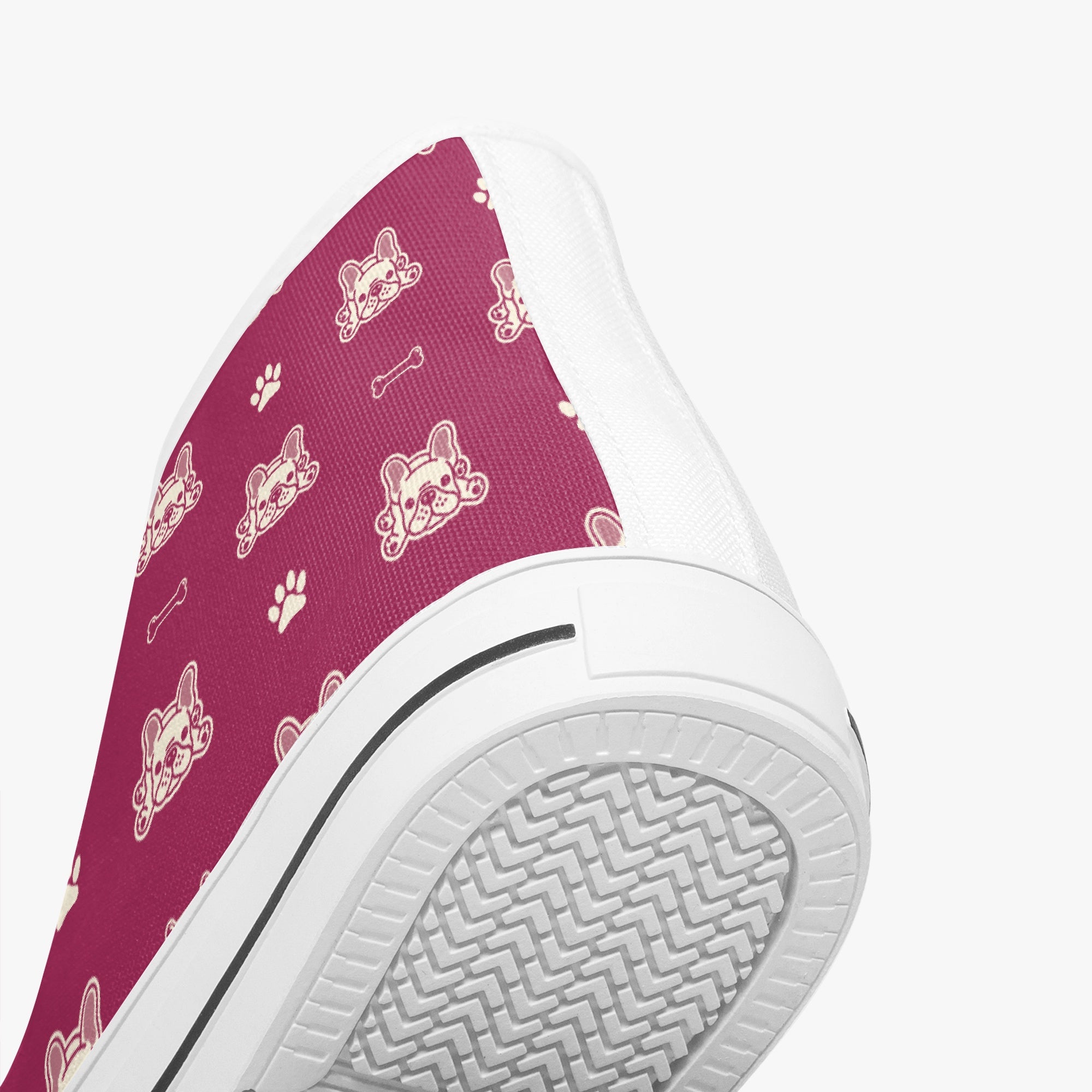 French Bulldog Classic Casual Footwear for Frenchie Fans-fadou