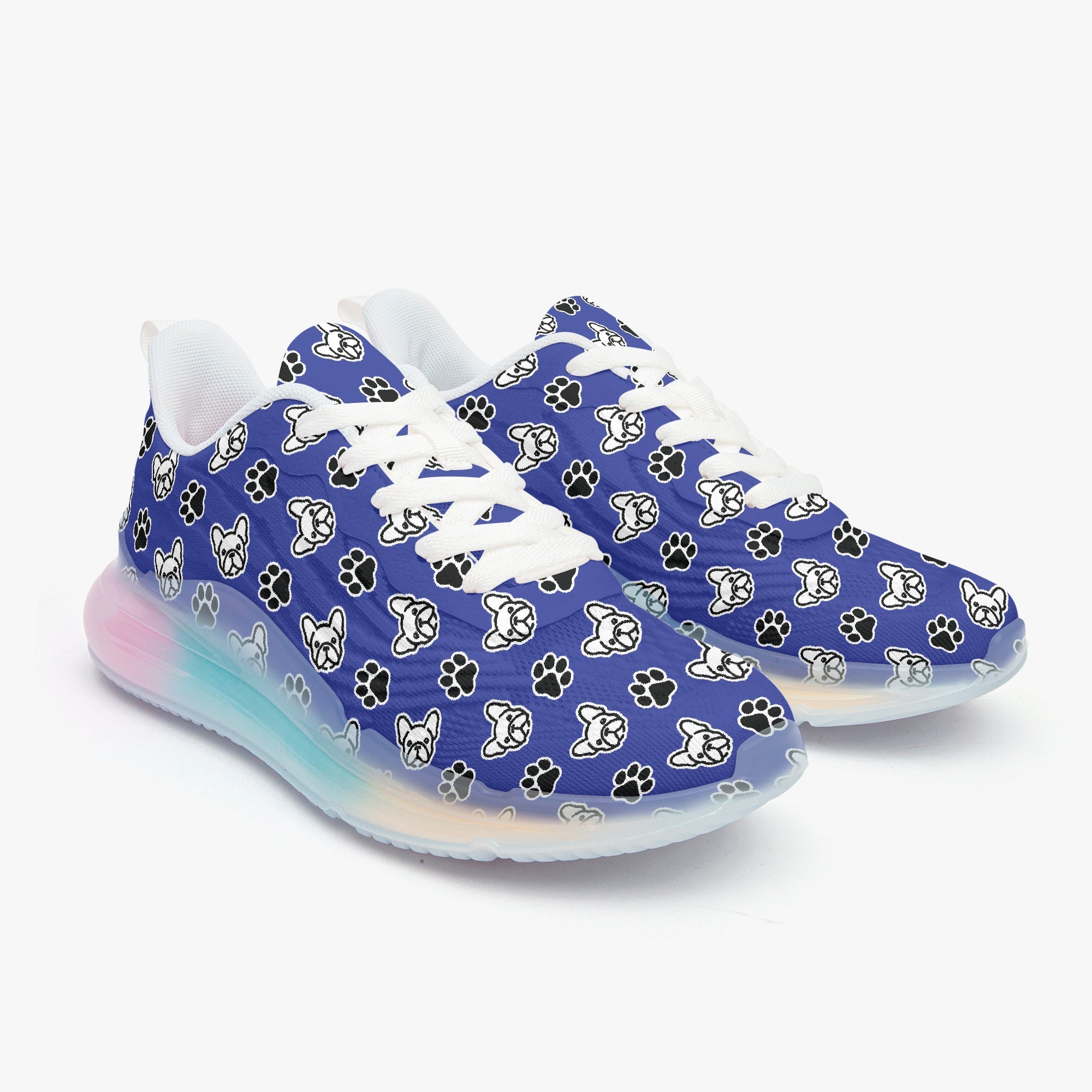French Bulldog Lightweight High-Top Shoes for Frenchie Fans-fadou
