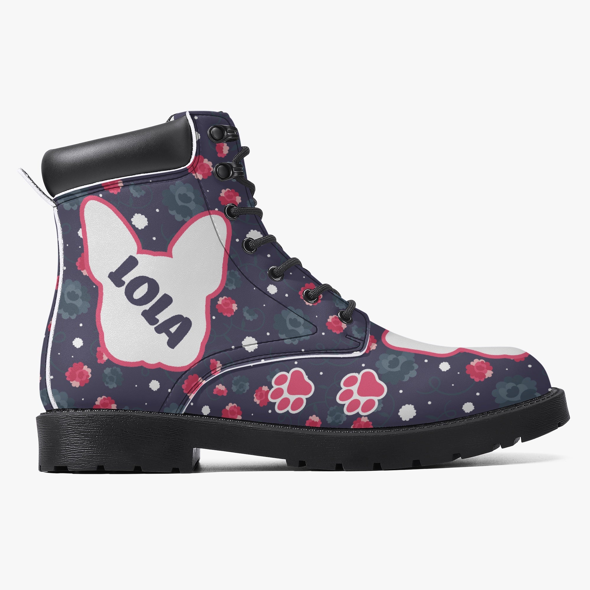 French Bulldog Personalized Fashion Boots for Frenchie Fans-fadou