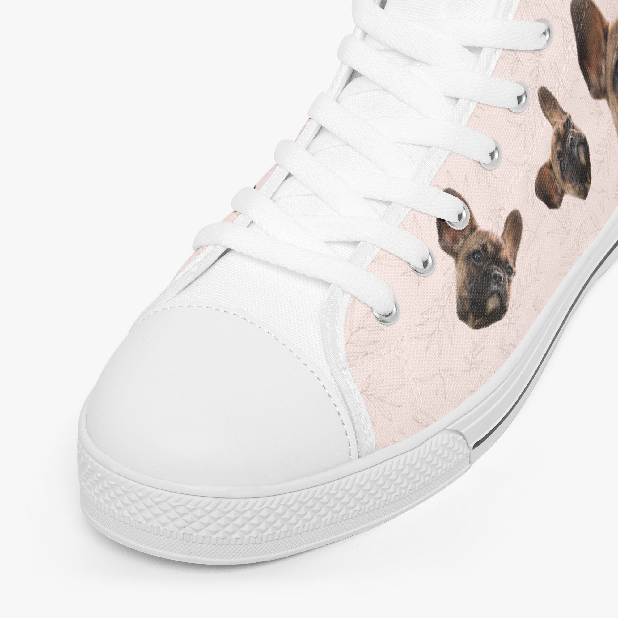 Classic Personalized Canvas Sneakers for Dog Moms & Dads-fadou