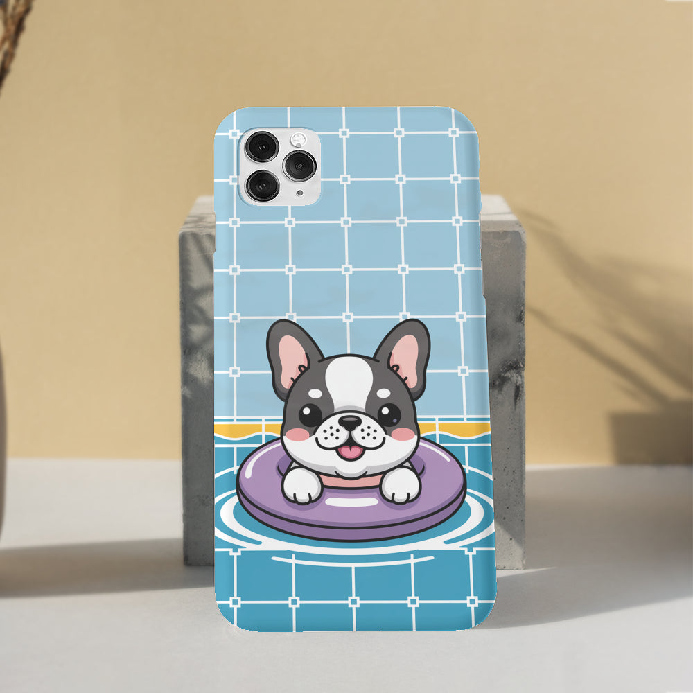 Coco Frenchie Slim Phone Shell for Frenchie Enthusiasts-fadou