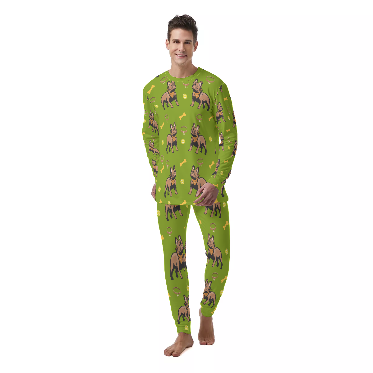 HENRY French Bulldog Sleepwear Pajamas for Dog Park Days-fadou