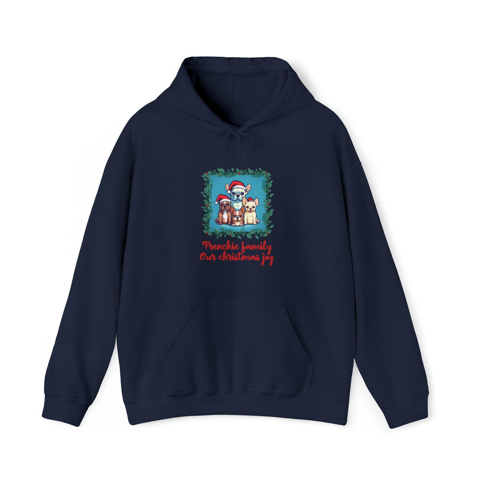 Frenchie Family Unisex Hoodie for Travel Comfort and Safety-fadou