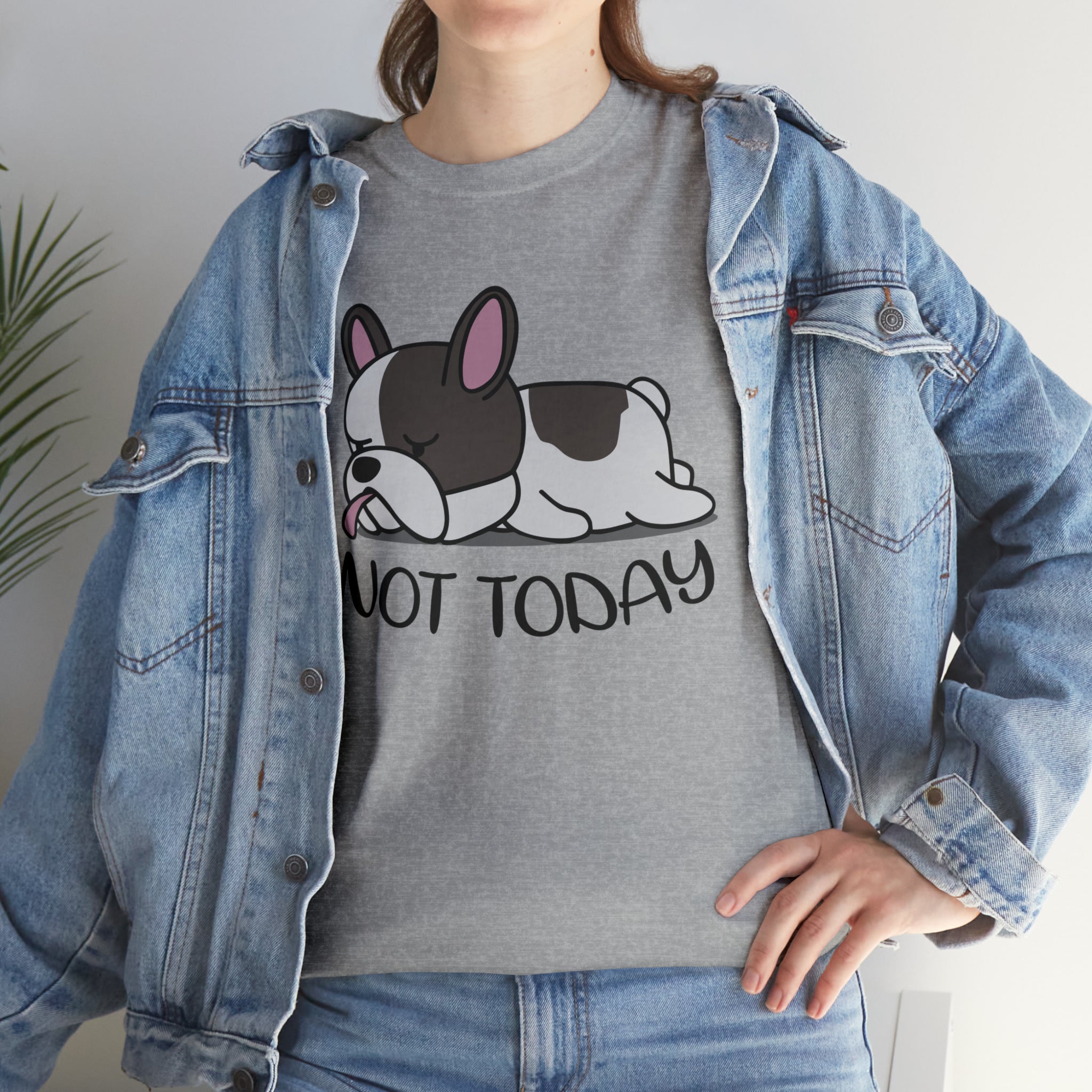 French Bulldog Cotton Cotton T-Shirt for Dog Moms & Dads-fadou