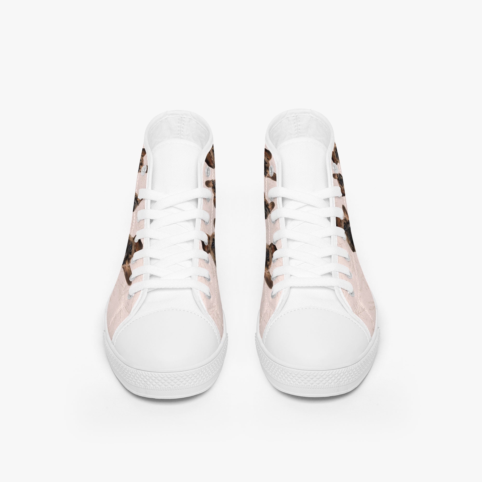 Classic Personalized Canvas Sneakers for Dog Moms & Dads-fadou