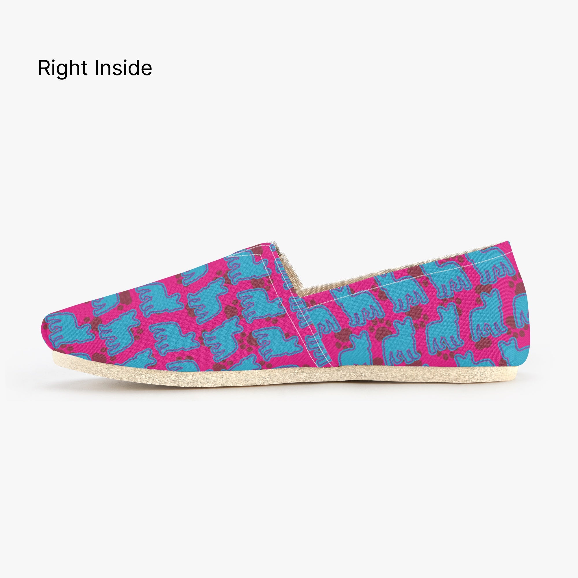 Wilson French Bulldog Canvas Sneakers for Bulldog Owners-fadou