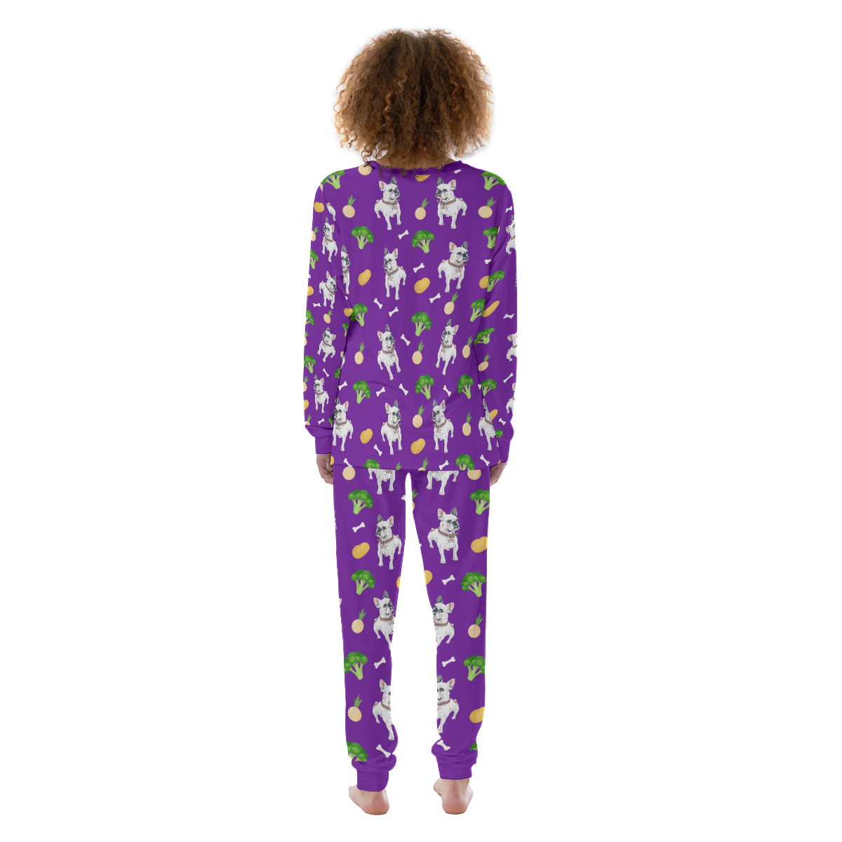 PENNY Frenchie Cozy Pajama Set for Frenchie Enthusiasts-fadou