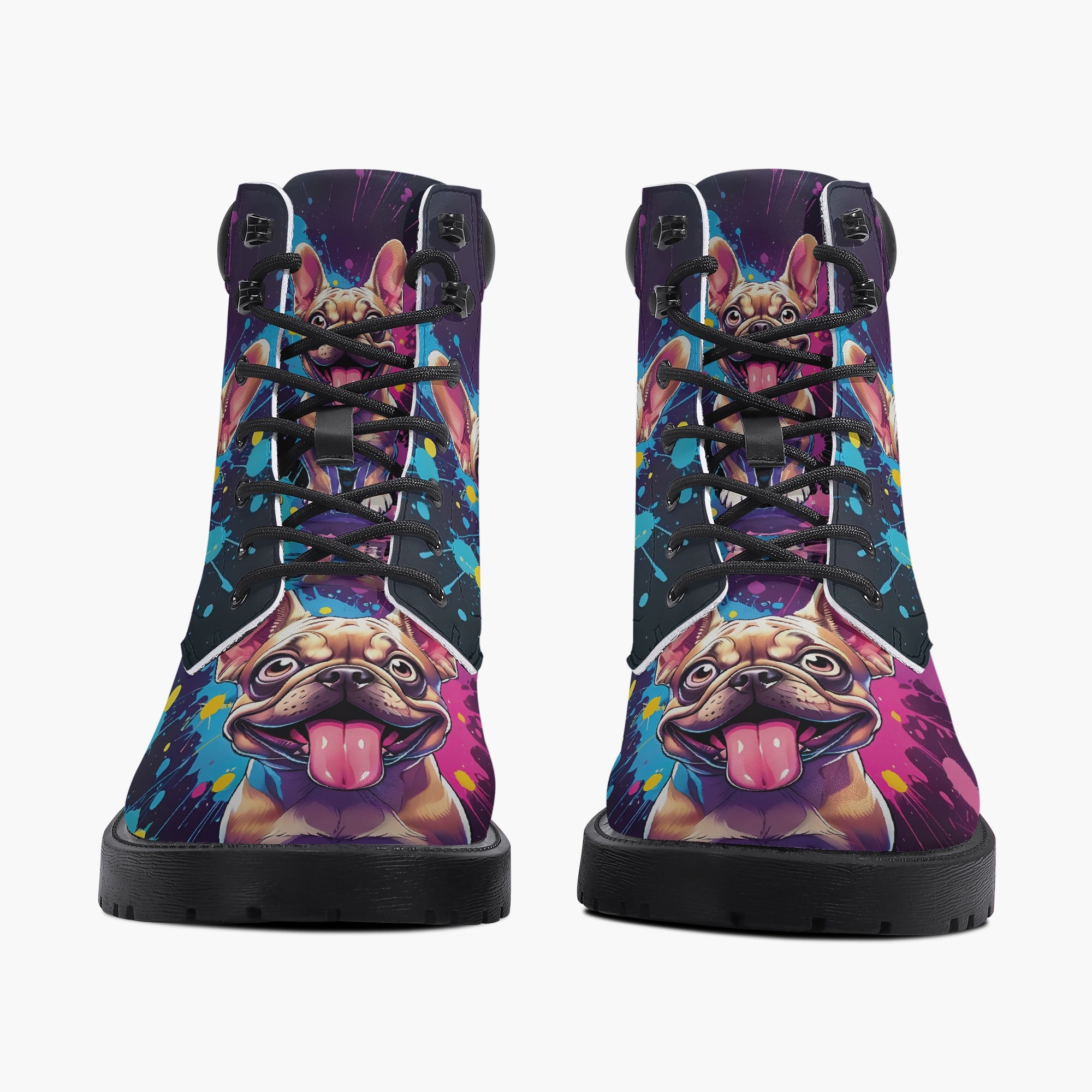 Khloe French Bulldog Ankle Booties for Frenchie Enthusiasts-fadou