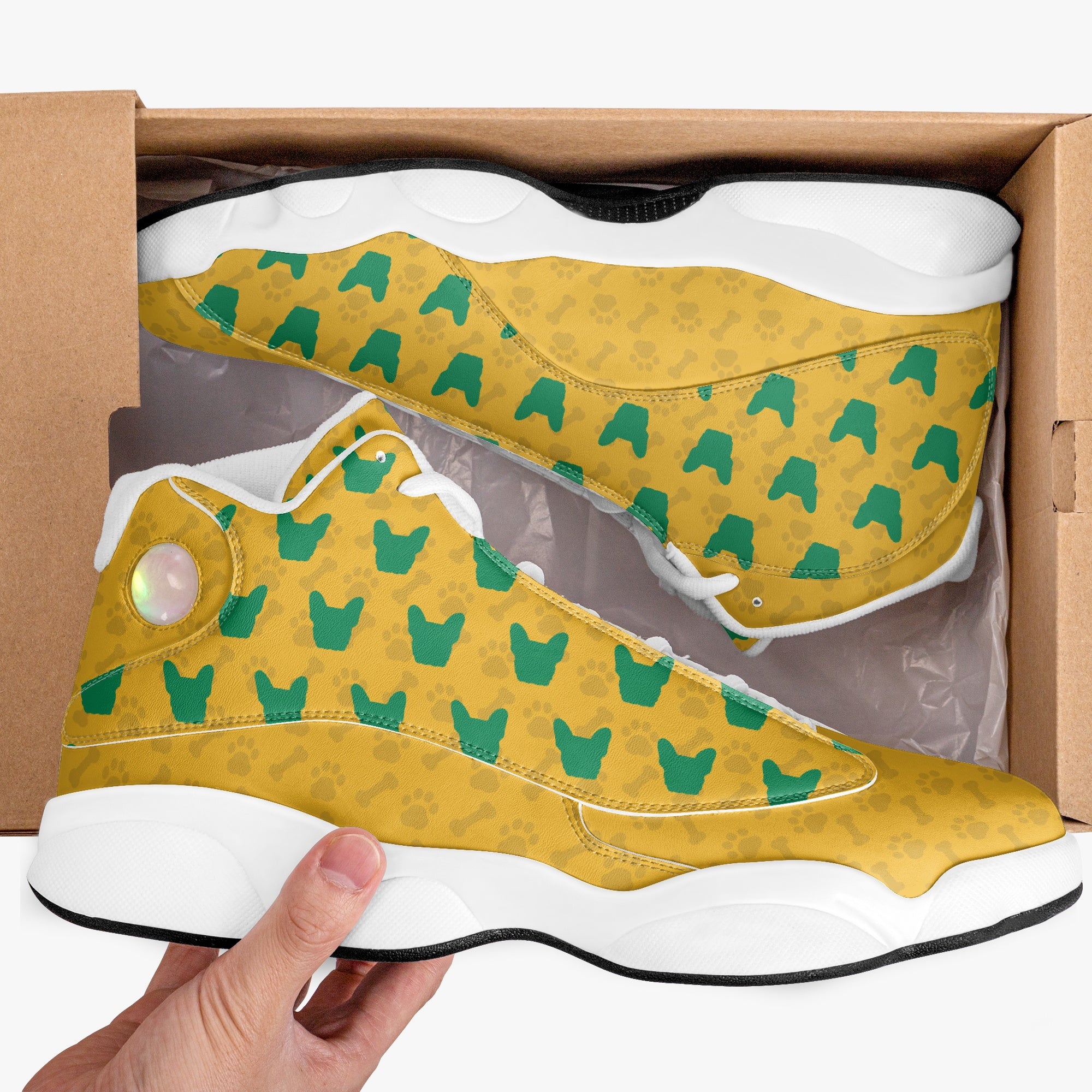 Remy French Bulldog Canvas Sneakers for Dog Moms & Dads-fadou