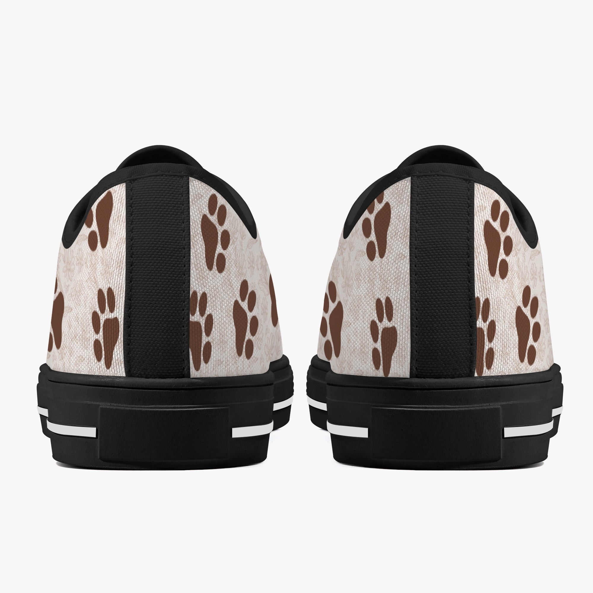 Frenchie Personalized Canvas Sneakers for Frenchie Fans-fadou