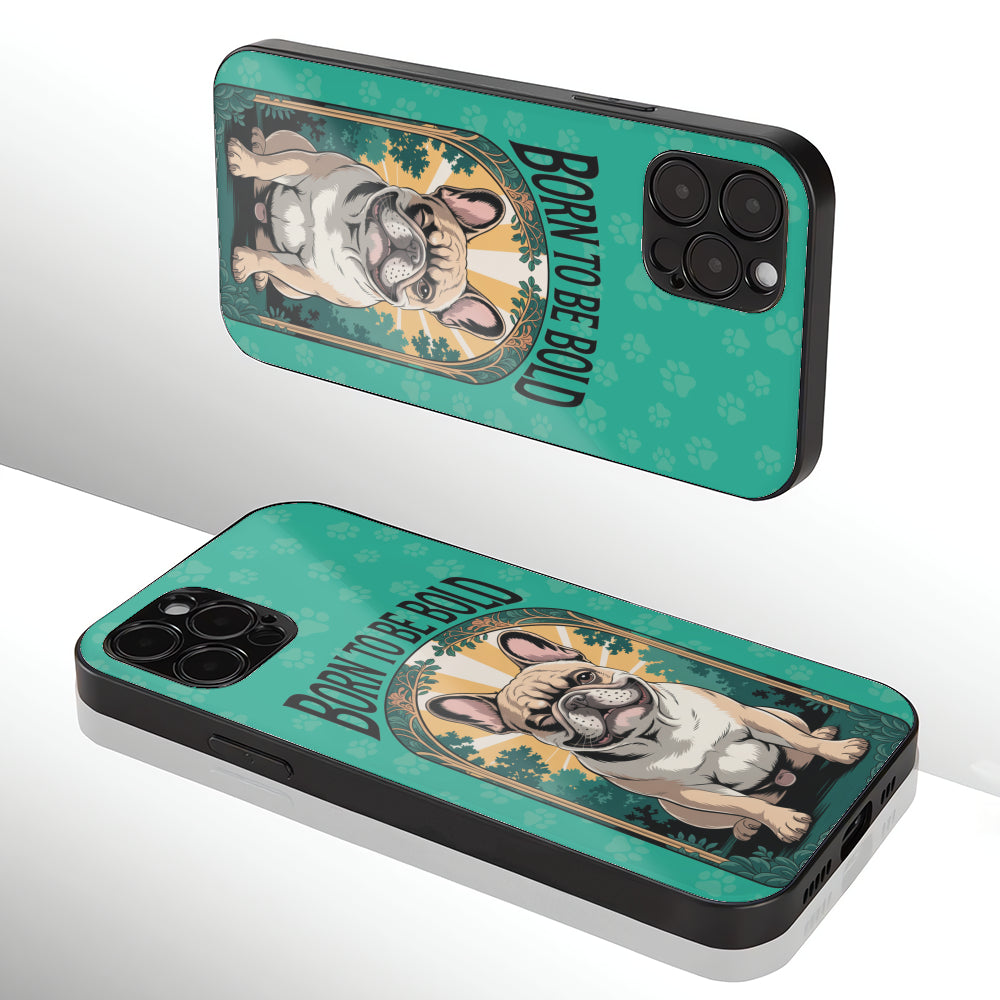 Bentley - Iphone & Samsung Glass Case for Bulldog Owners-fadou