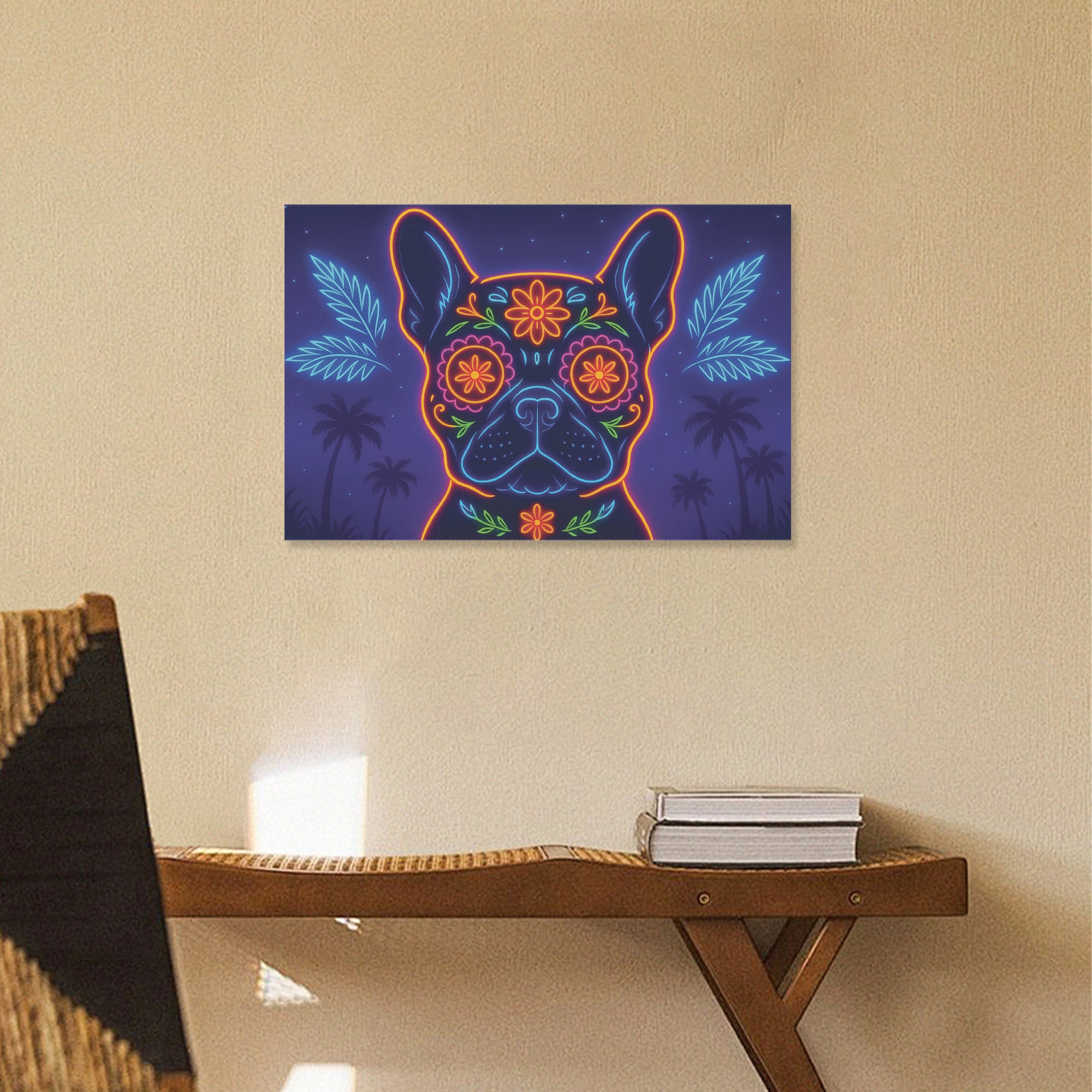 French Bulldog Adorable Canvas Wall Art for Pet Parents-fadou