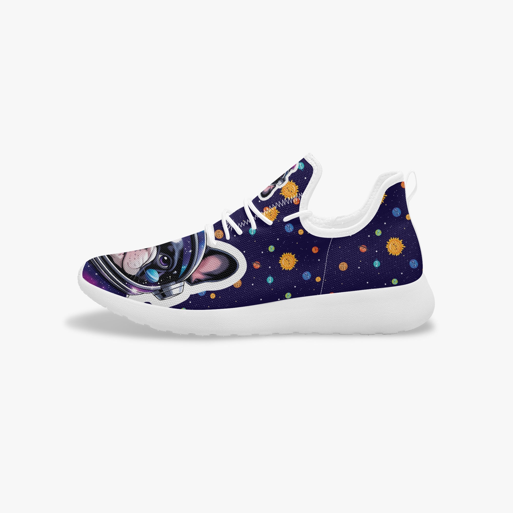 French Bulldog Classic Canvas Sneakers for Bulldog Owners-fadou