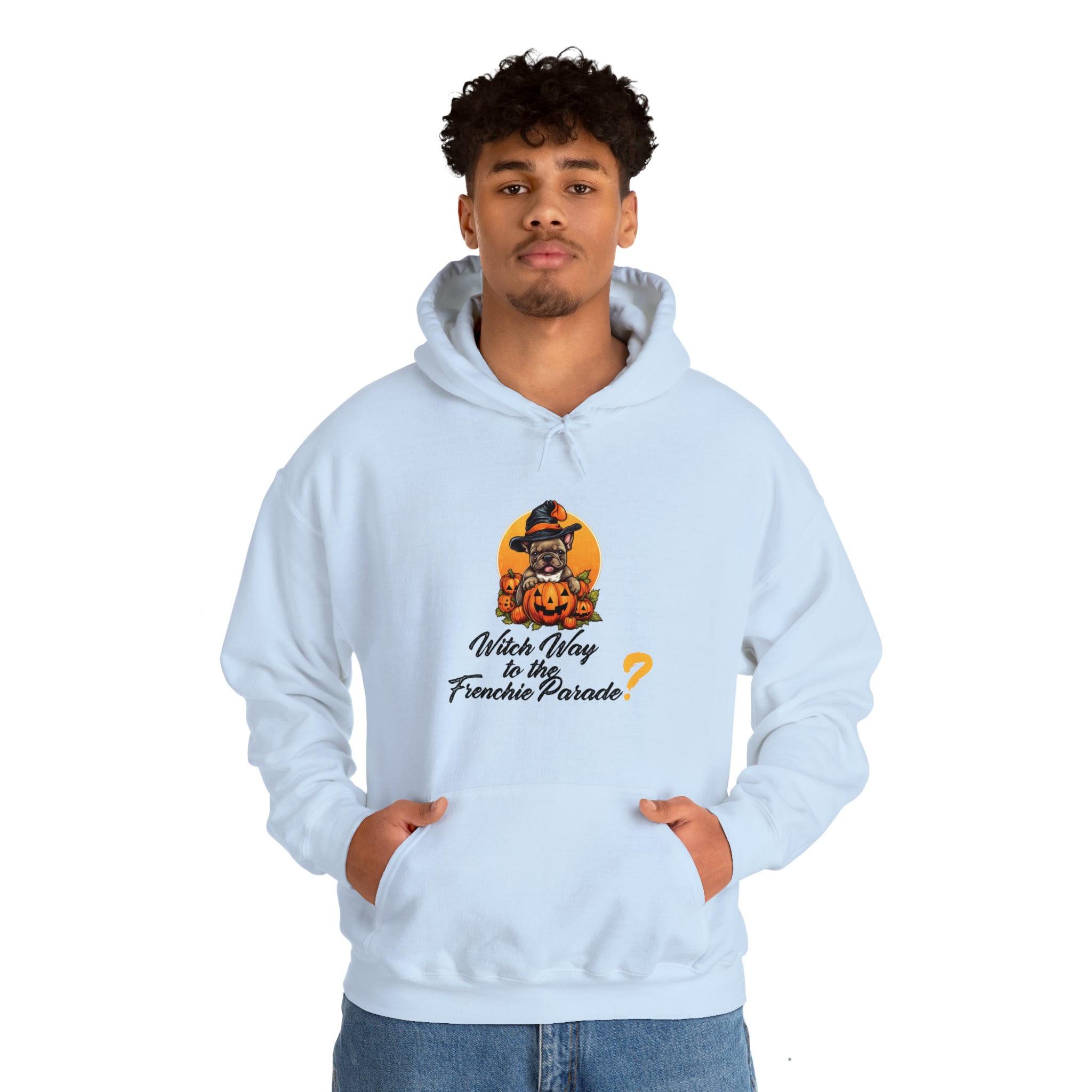 French Bulldog Halloween Fleece Hoodie for Bulldog Owners-fadou