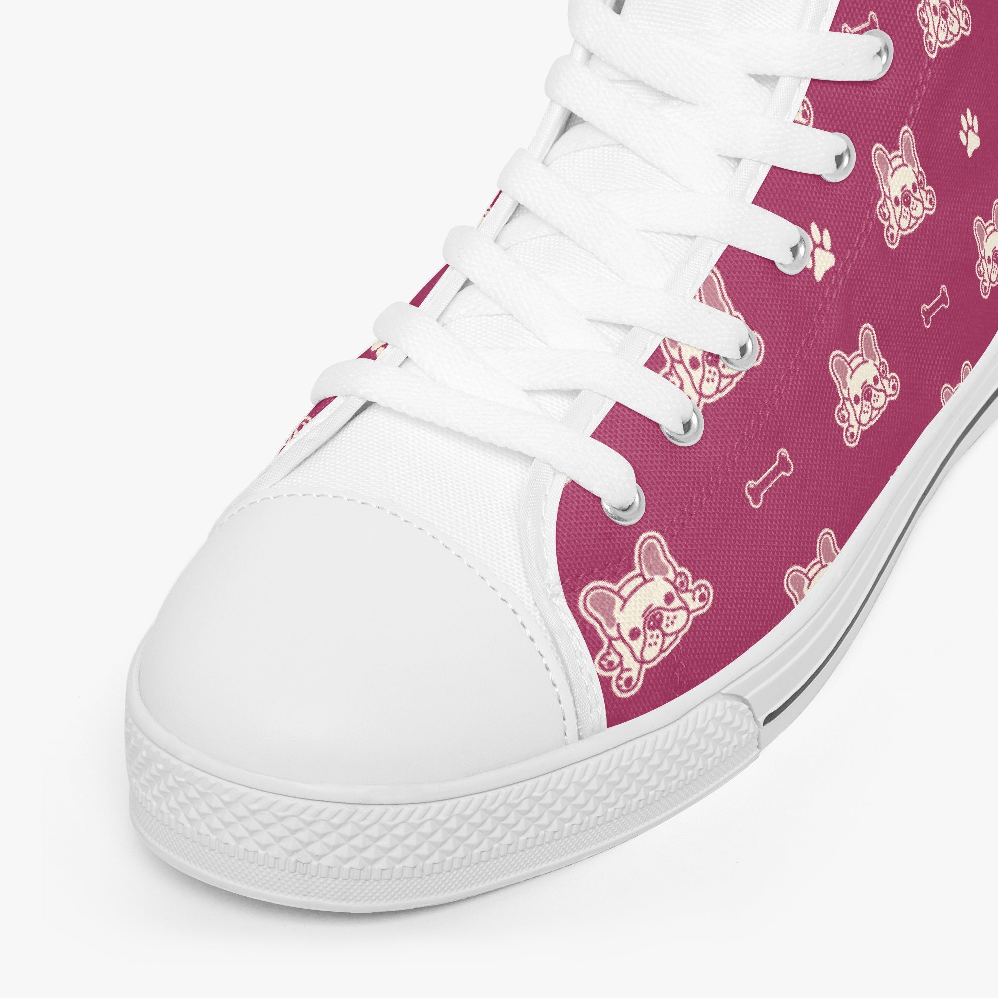 French Bulldog Classic Casual Footwear for Frenchie Fans-fadou