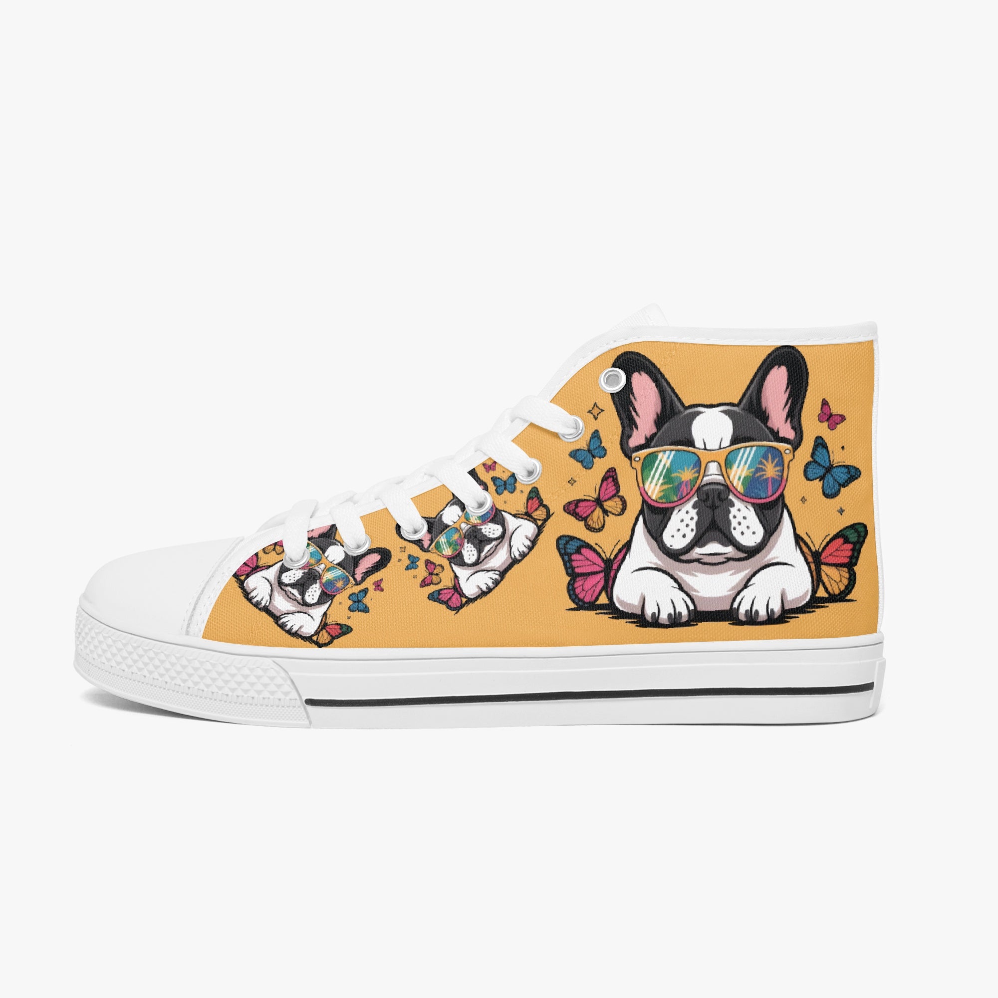 Georgette Classic Casual Footwear for Frenchie Enthusiasts-fadou