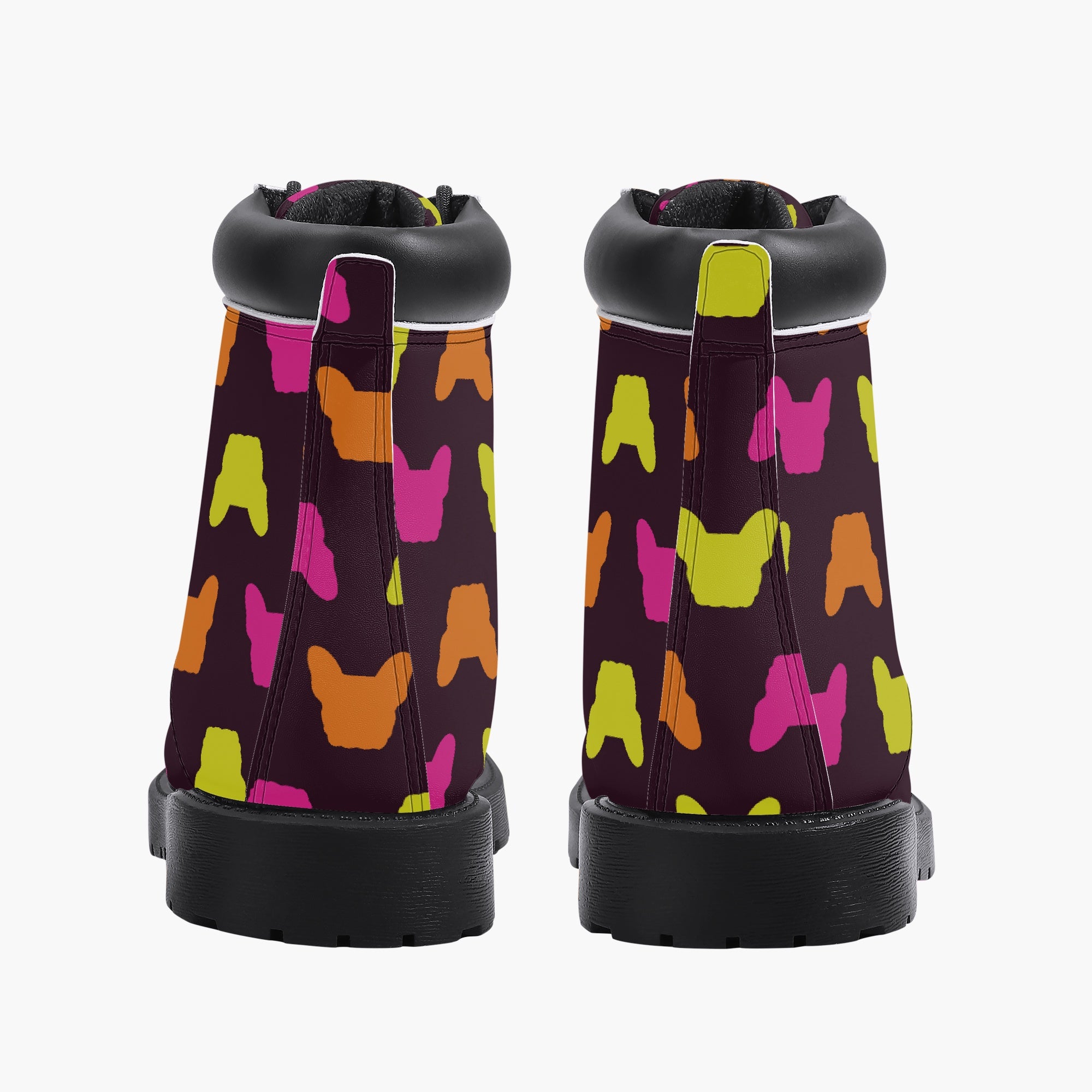 Philippe Leather Fashion Boots for Frenchie Enthusiasts-fadou