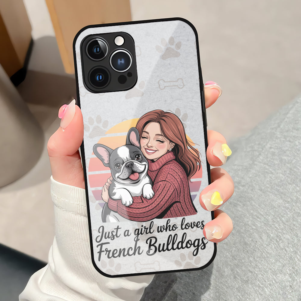 Princess - Iphone & Samsung Glass Case for Dog Park Days-fadou