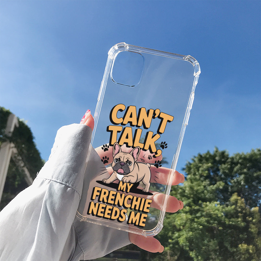Molly Silicone Slim Phone Shell for Frenchie Enthusiasts-fadou