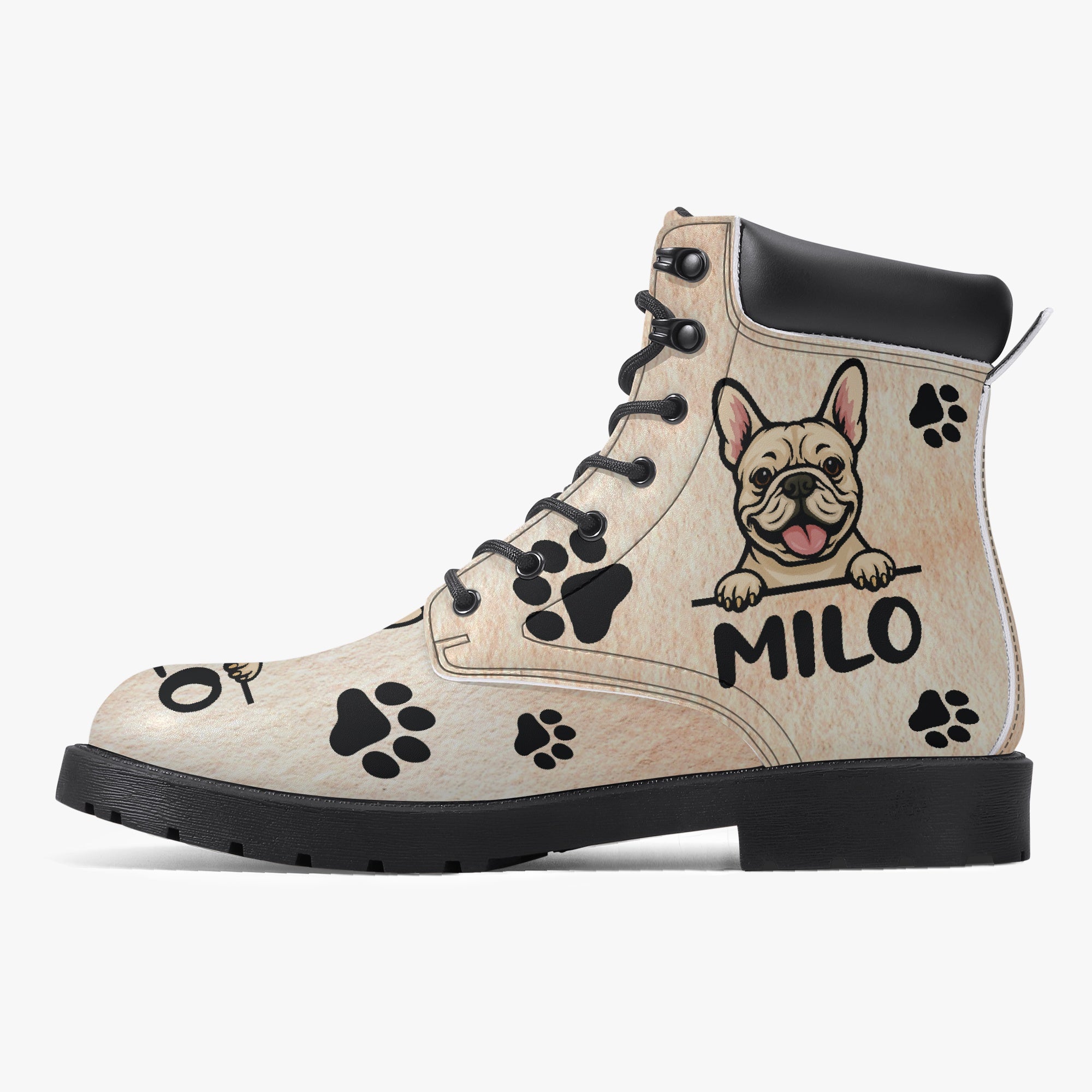 French Bulldog Personalized Fashion Boots for Bulldog Owners-fadou