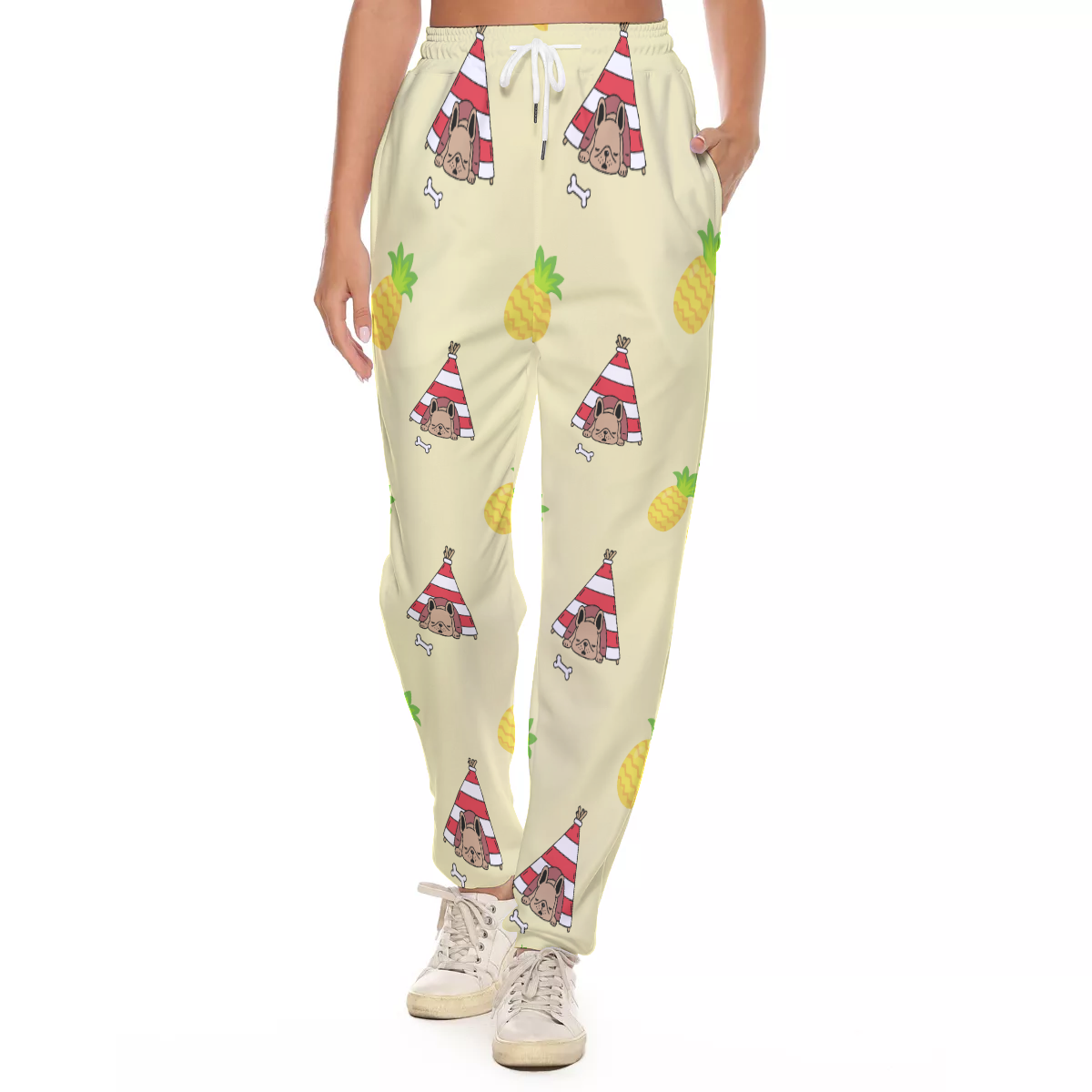 MIA - Women's Casual Pants for Frenchie Fans Everywhere-fadou