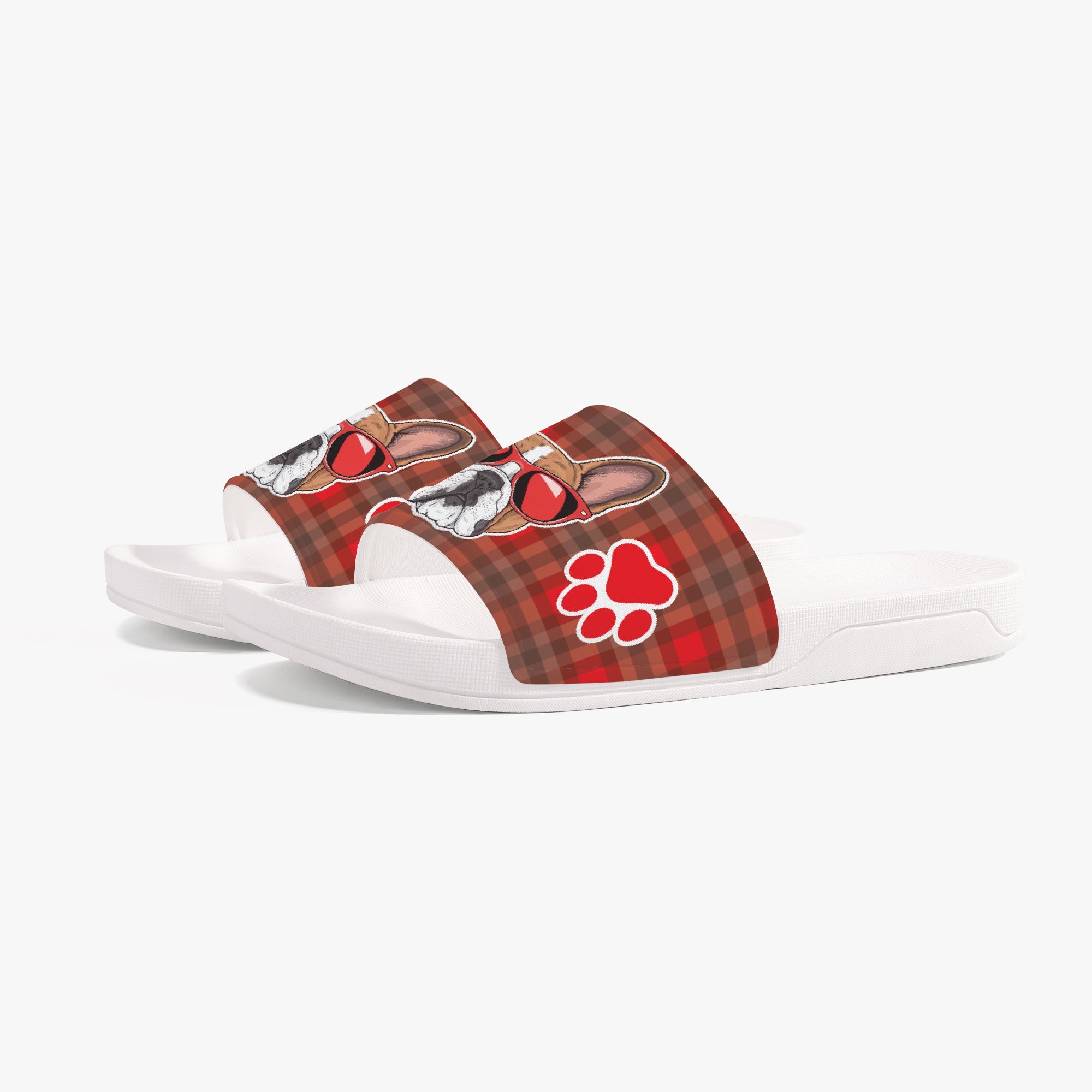 Quincy French Bulldog Beach Sandals for Dog Moms & Dads-fadou