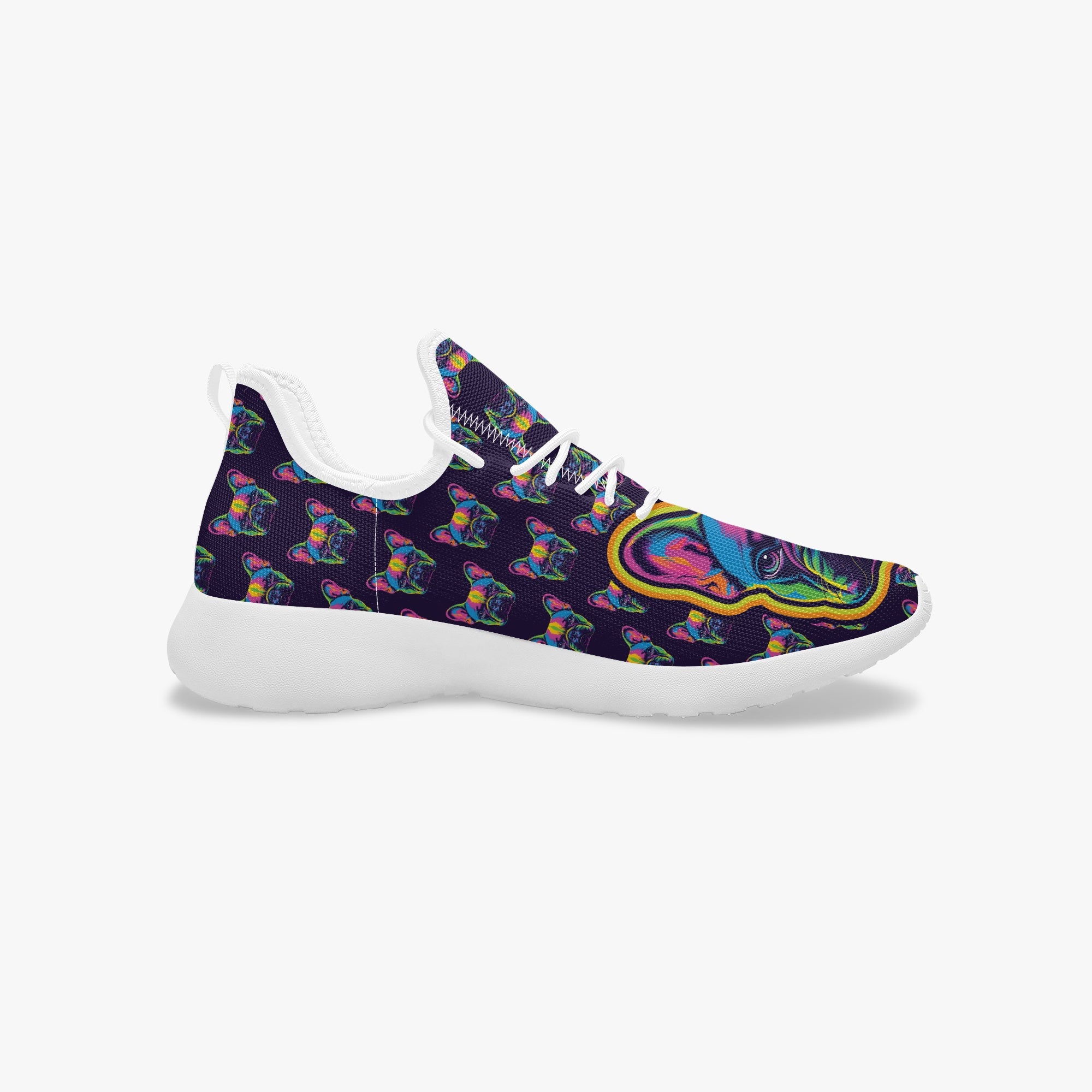 French Bulldog Classic Canvas Sneakers for Dog Moms & Dads-fadou