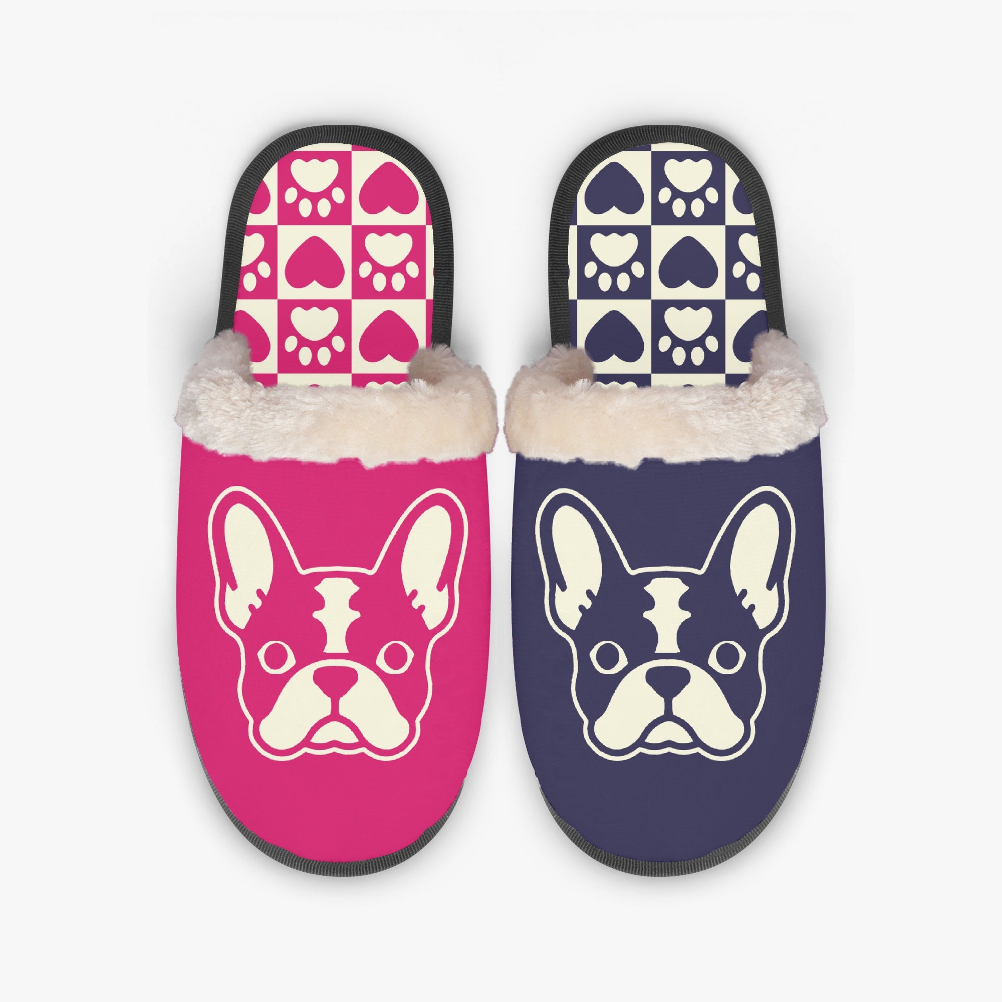 Pip - Cozy Winter Slippers for Frenchie Fans Everywhere-fadou