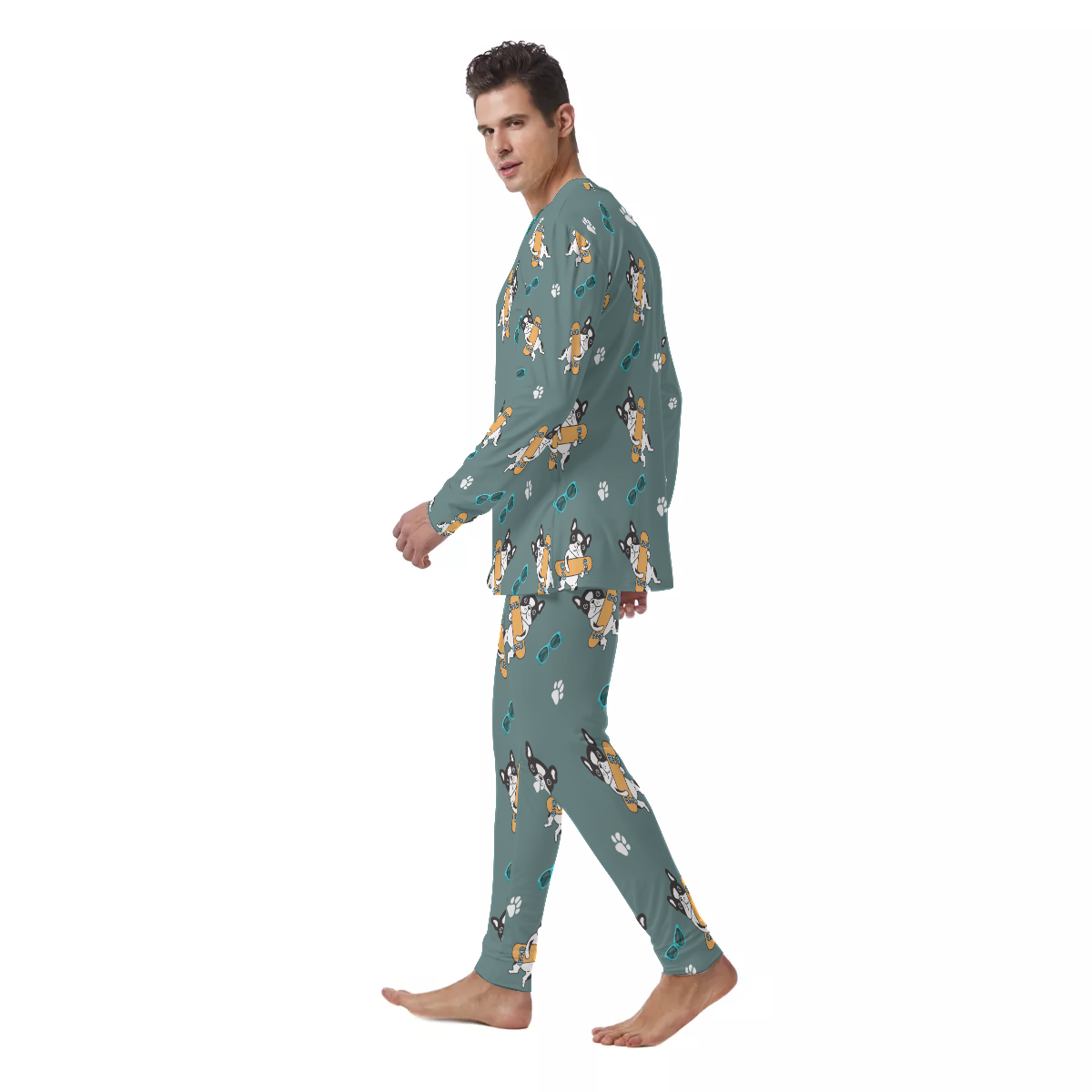 WALTER French Bulldog Cozy Pajama Set for Dog Park Days-fadou
