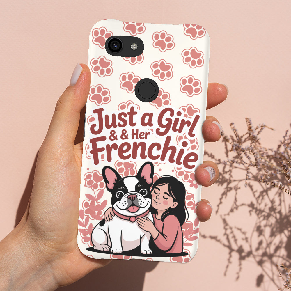 Louie French Bulldog Slim Phone Shell for Dog Park Days-fadou