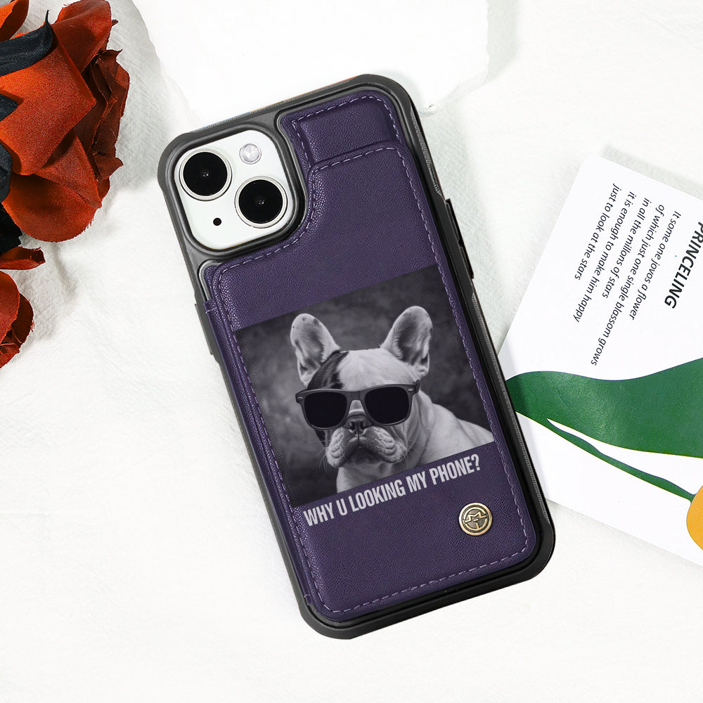 Xena French Bulldog Bifold Wallet for Frenchie Enthusiasts-fadou