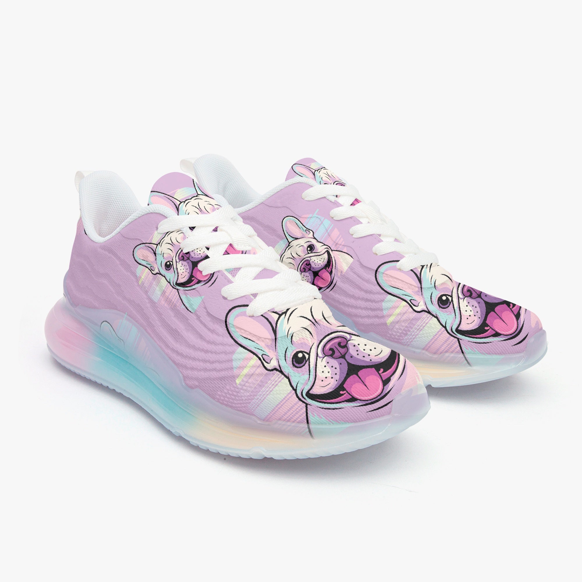 French Bulldog Lightweight High-Top Shoes for Frenchie Enthusiasts-fadou