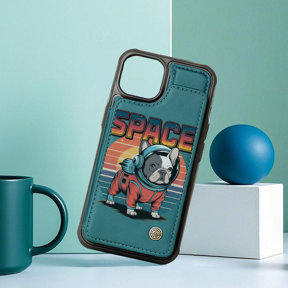 Kobe - Leather Wallet Case for for Iphone & Samsung for Pet Culture-fadou