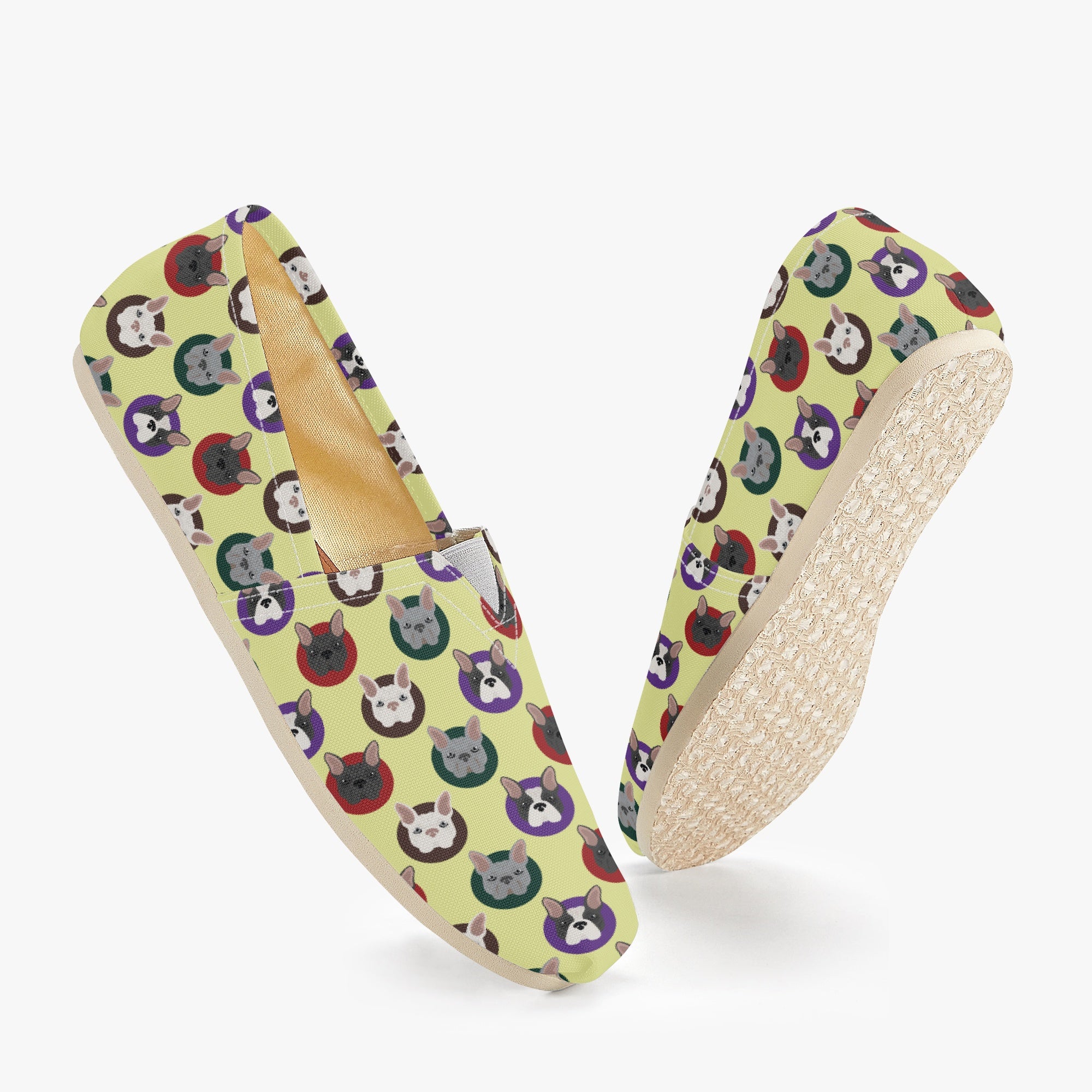 French Bulldog Casual Classic Sneakers for Bulldog Owners-fadou