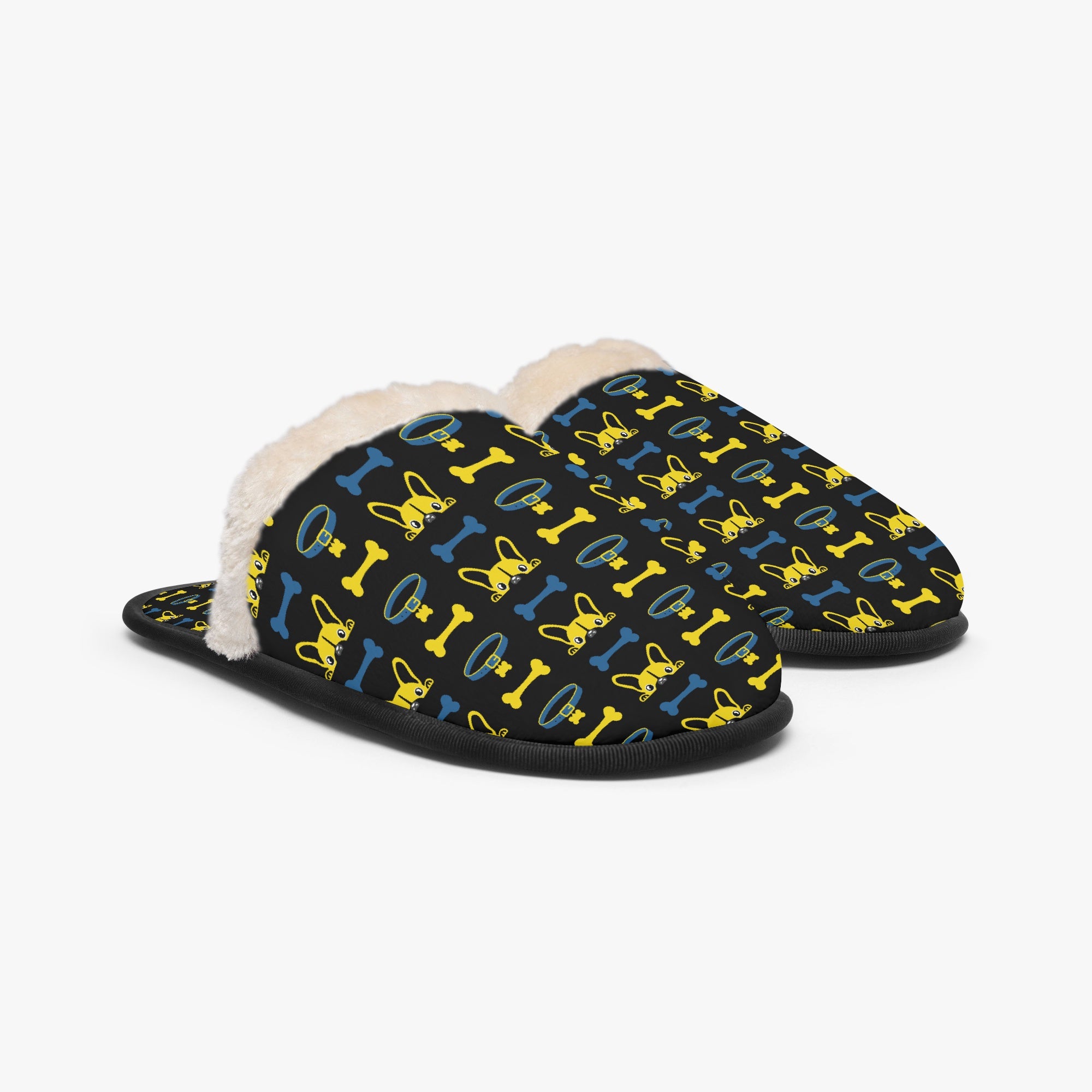 French Bulldog Winter Soft House Shoes for Frenchie Fans-fadou