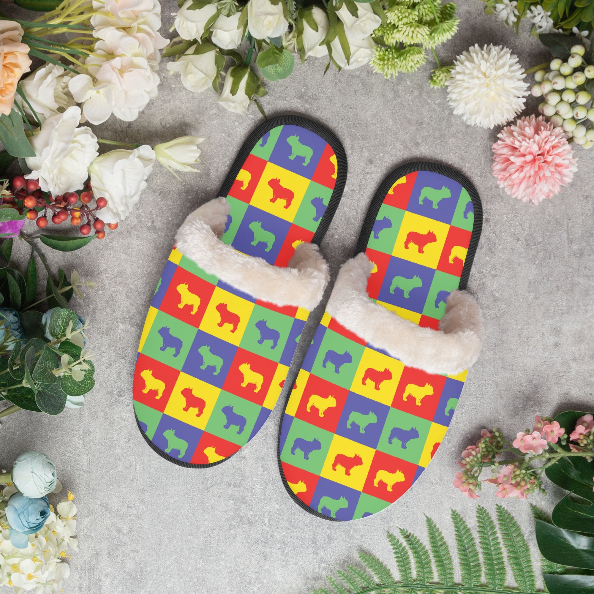 Piglet French Bulldog Soft House Shoes for Everyday Wear-fadou