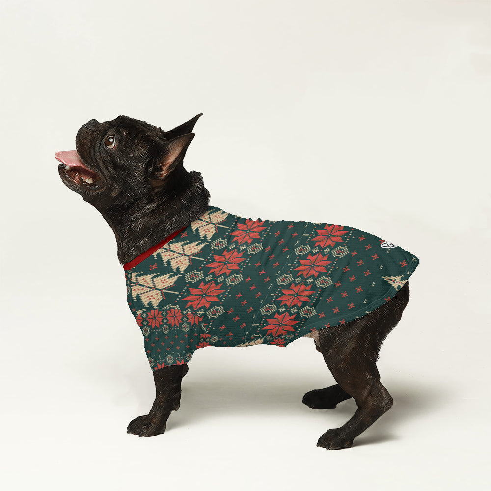 French Bulldog Christmas Pet Sweater for Training Sessions-fadou