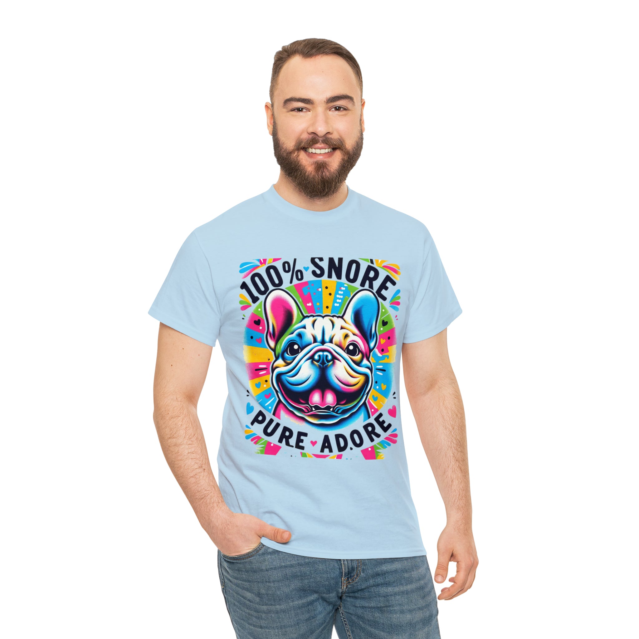 Frenchie Cotton Cotton T-Shirt for Frenchie Enthusiasts-fadou
