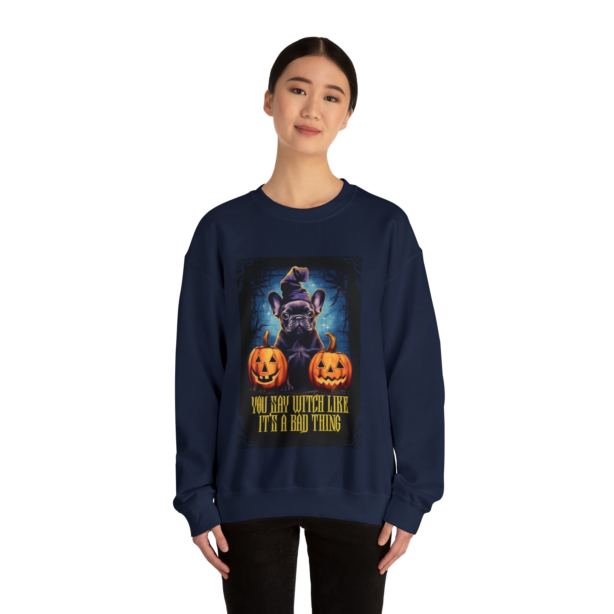 French Bulldog Halloween Dog Mom Hoodie for Frenchie Enthusiasts-fadou