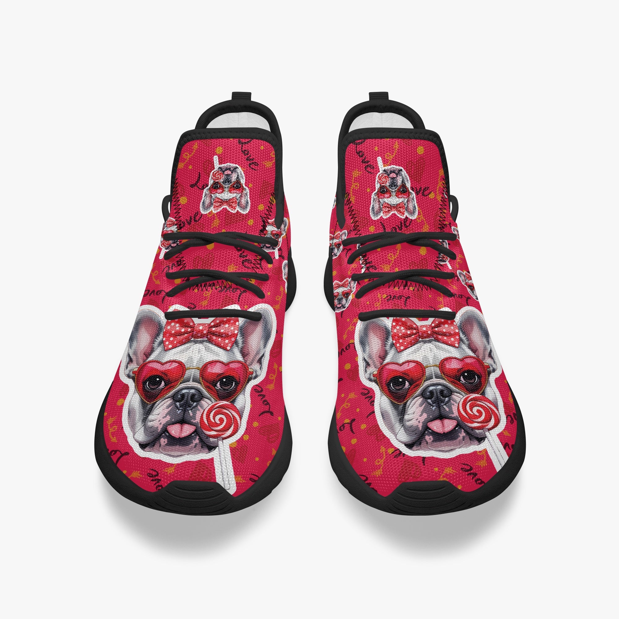 Frenchie Classic Canvas Sneakers for Frenchie Enthusiasts-fadou