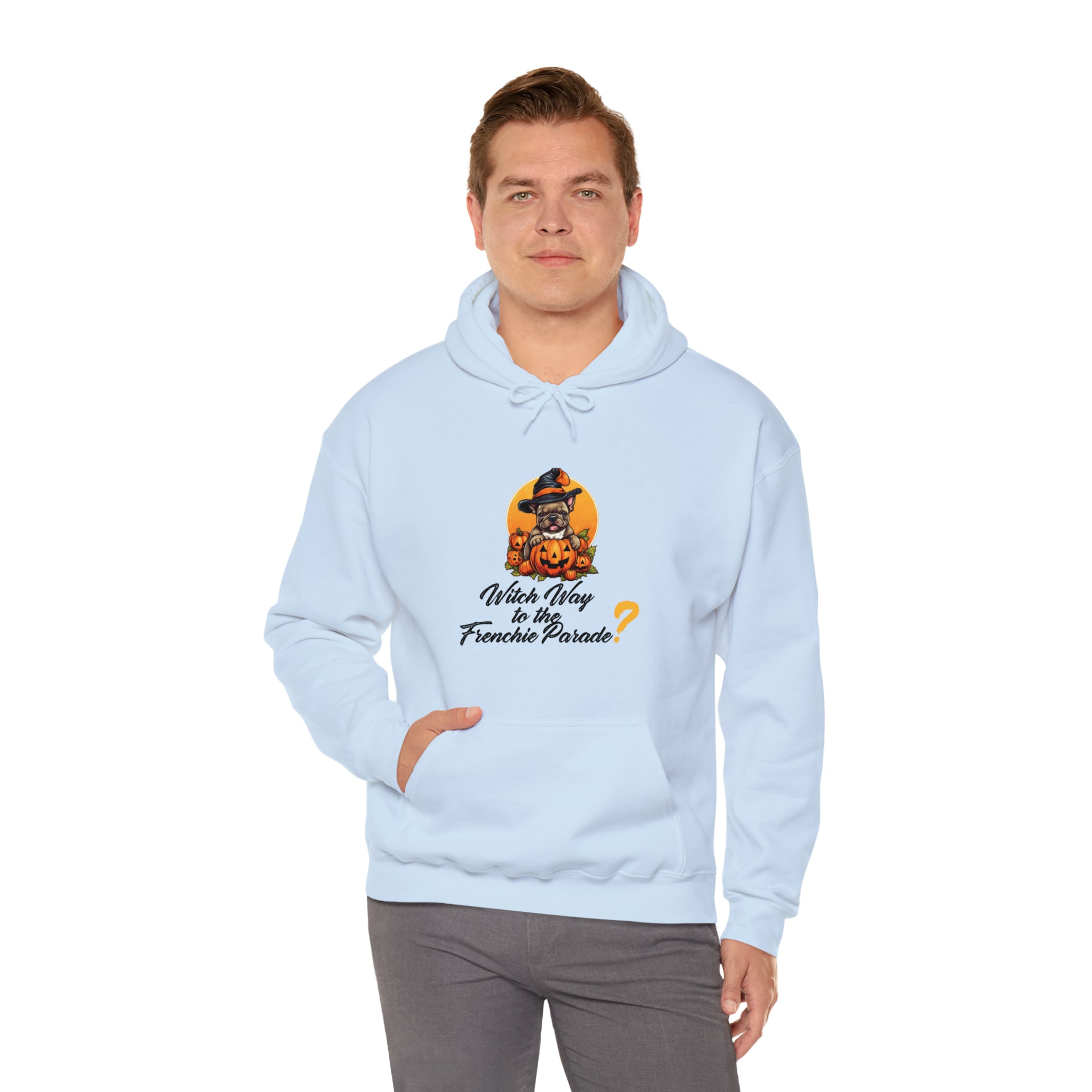 French Bulldog Halloween Fleece Hoodie for Bulldog Owners-fadou